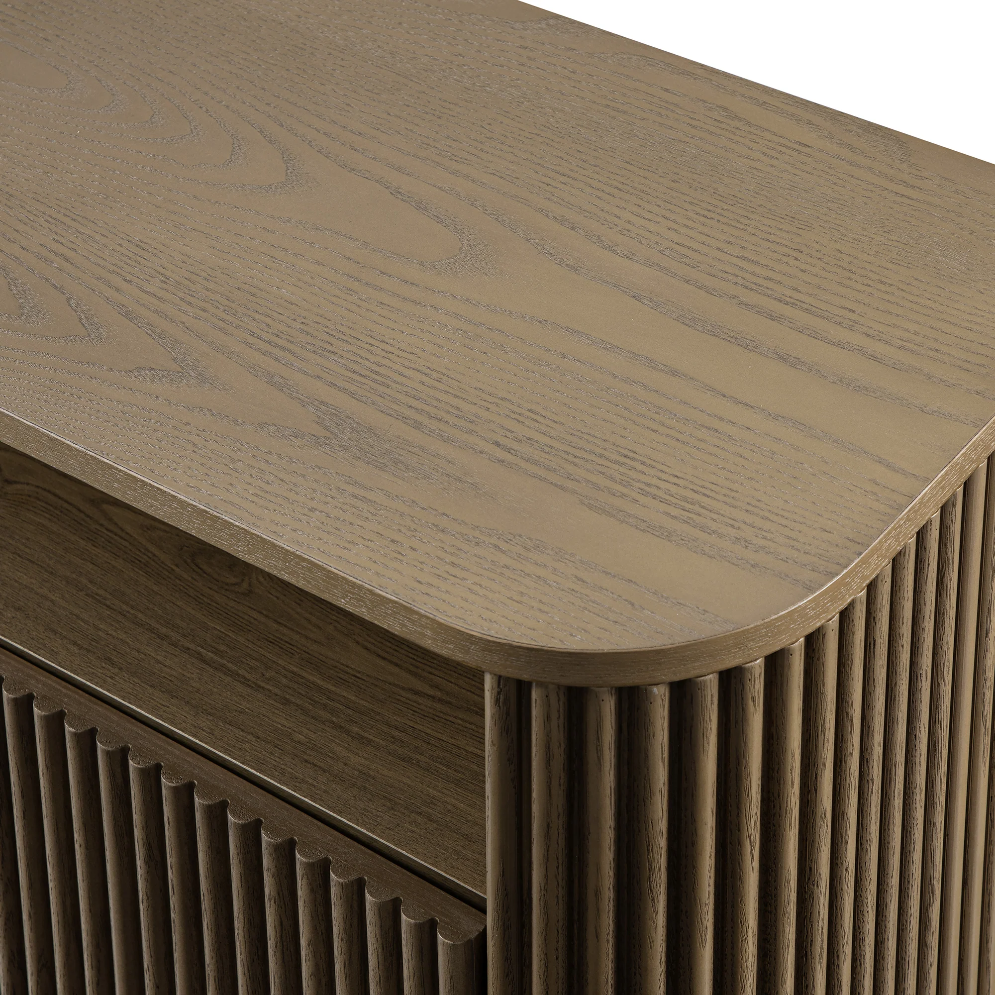 Maru 162cm TV Unit with Drawers, Silver Oak - Image 15