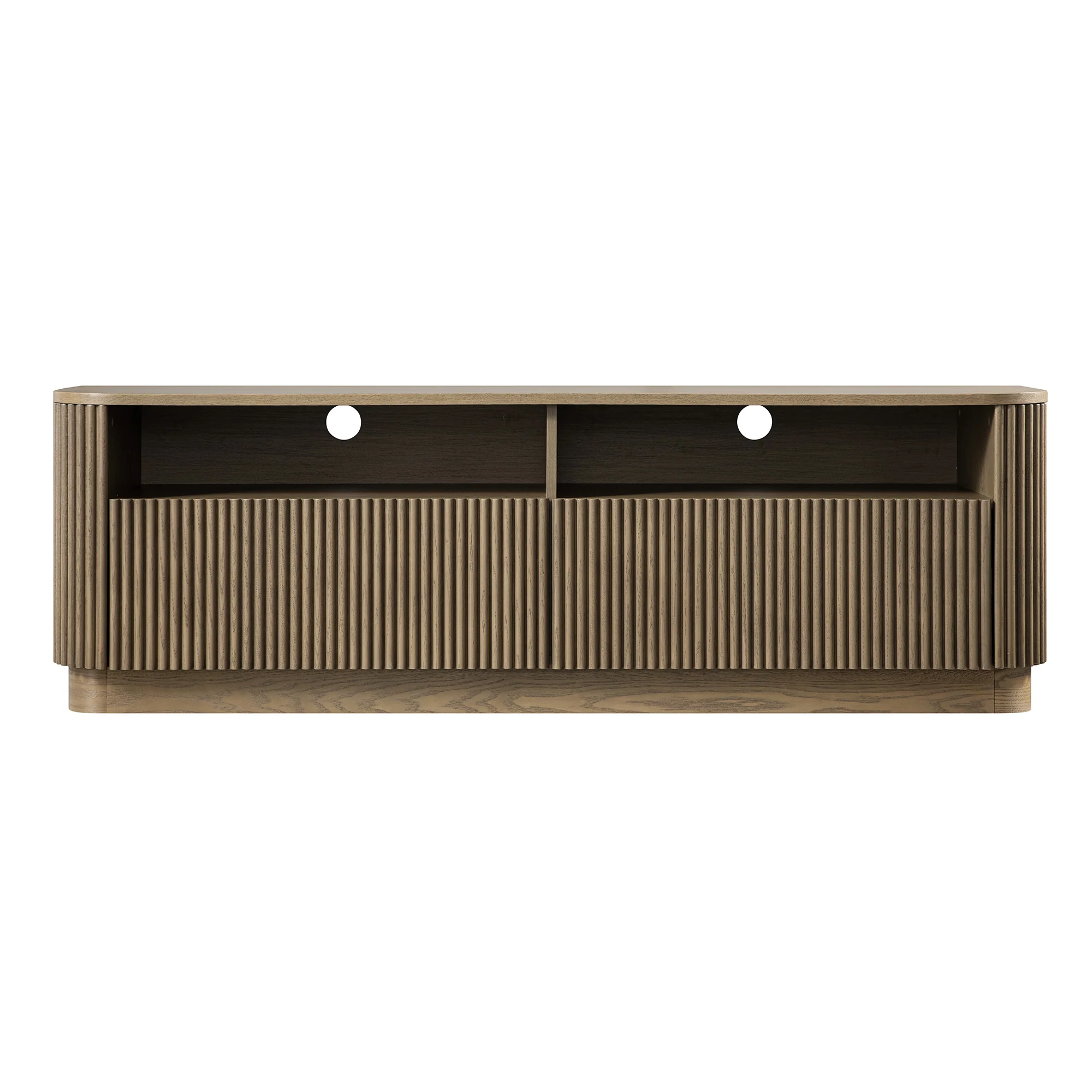 Maru 162cm TV Unit with Drawers, Silver Oak - Image 6