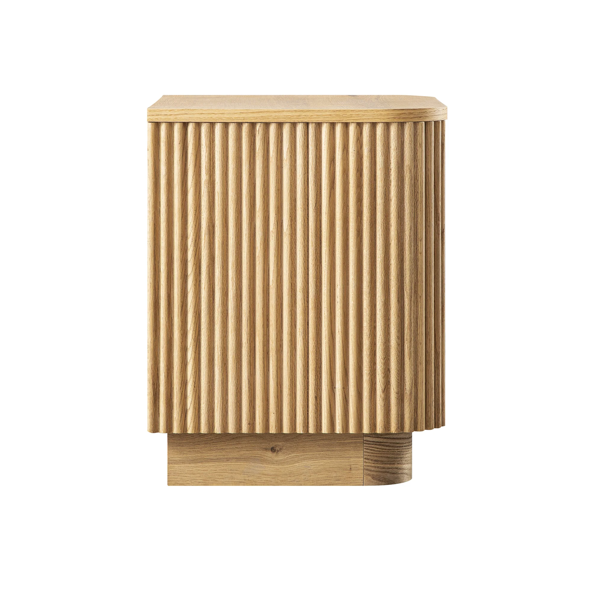 Maru 2-Drawer Bedside Table, Oak - Image 11