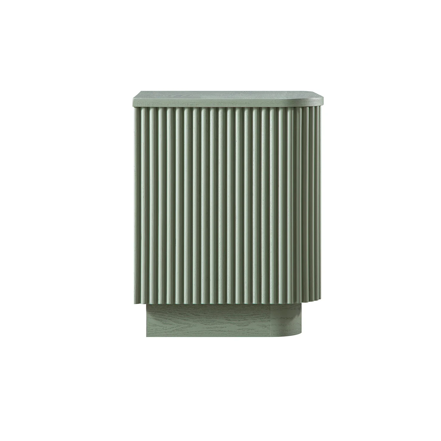 Maru 2-Drawer Bedside Table, Sage Green - Image 10