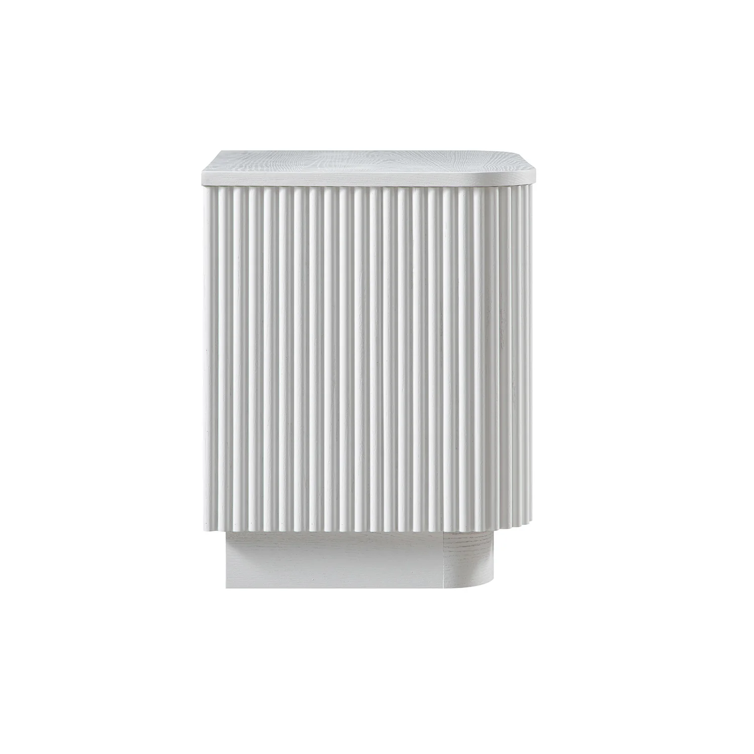 Maru 2-Drawer Bedside Table, Washed White - Image 11
