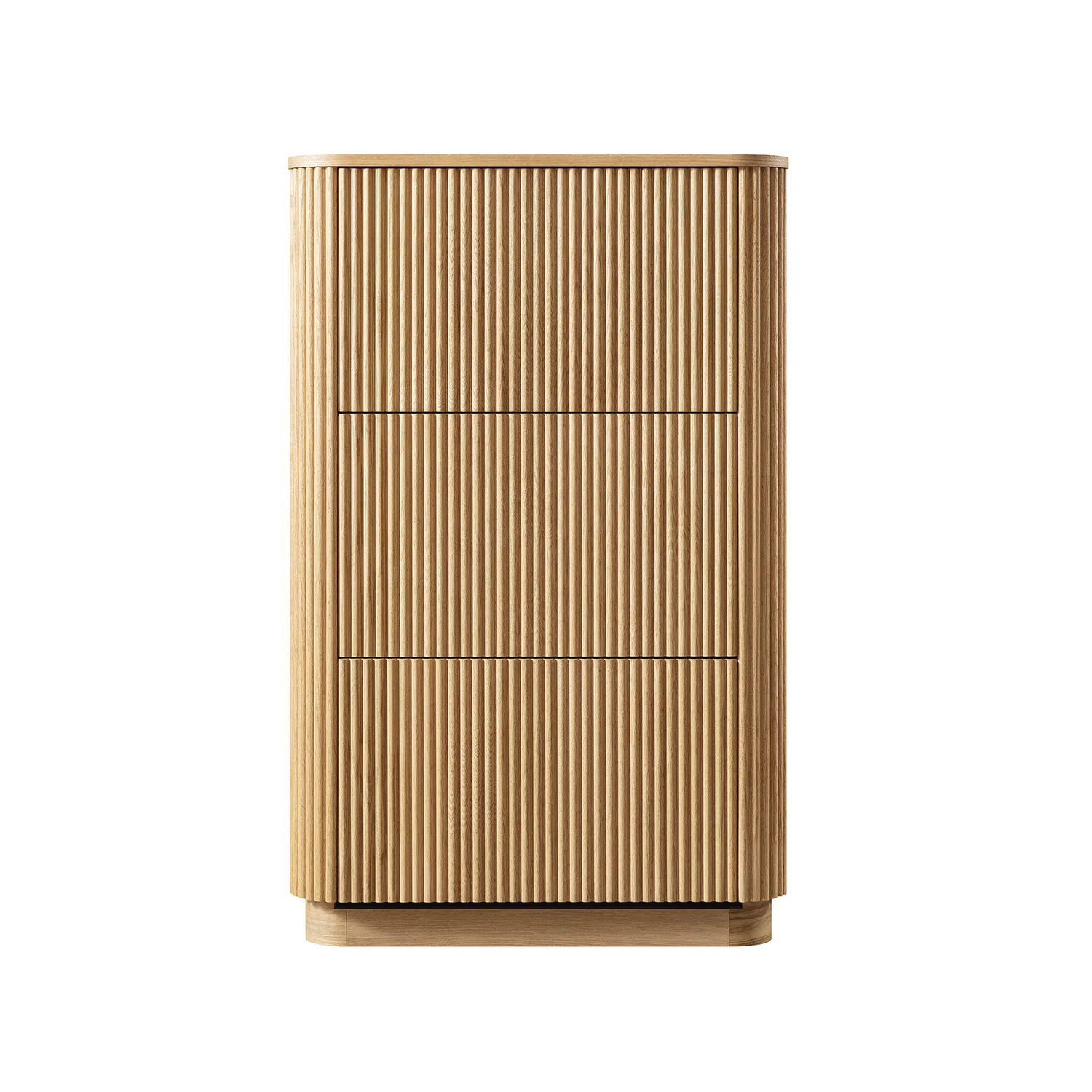 Maru 3-Door Shoe Storage Cabinet, Oak - Image 8