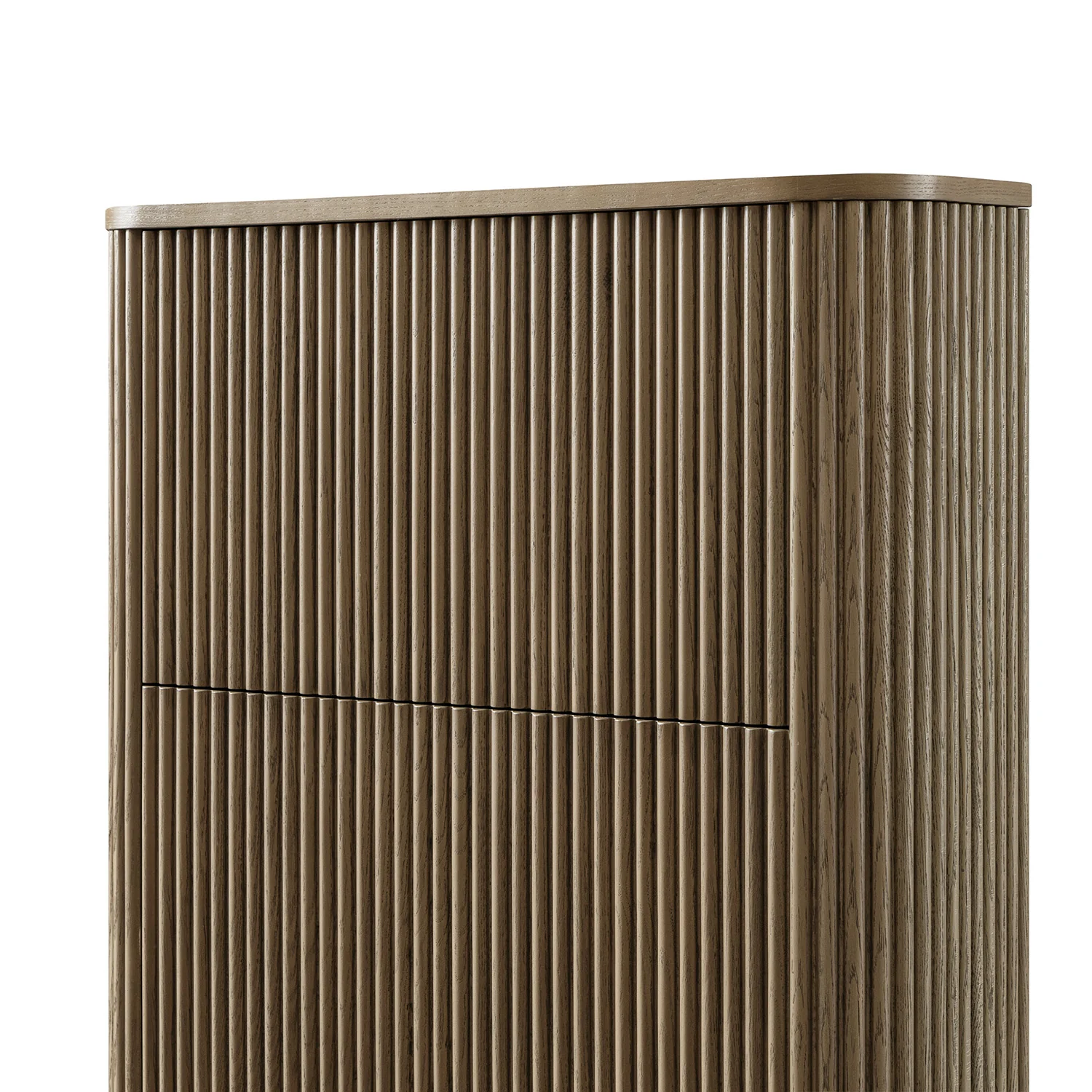 Maru 3-Door Shoe Storage Cabinet, Silver Oak - Image 13