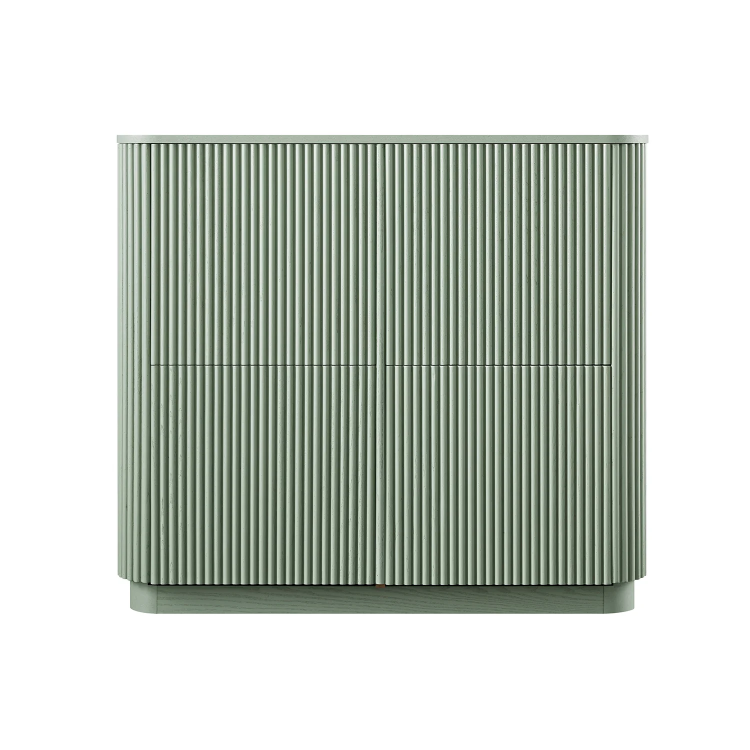 Maru 4-Door Shoe Storage Cabinet, Sage Green - Image 7