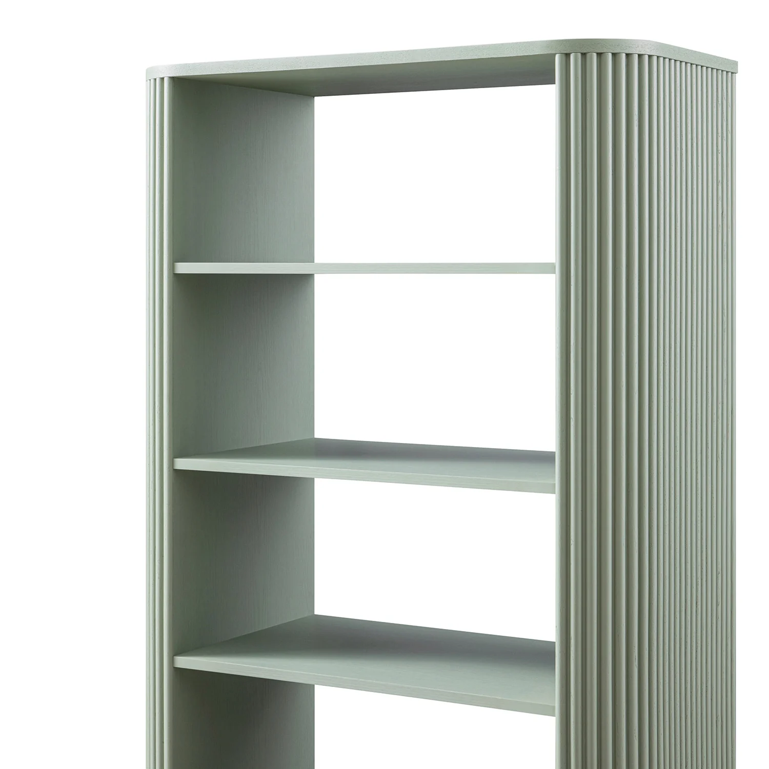 Maru Bookcase with Cabinet, Sage Green - Image 15
