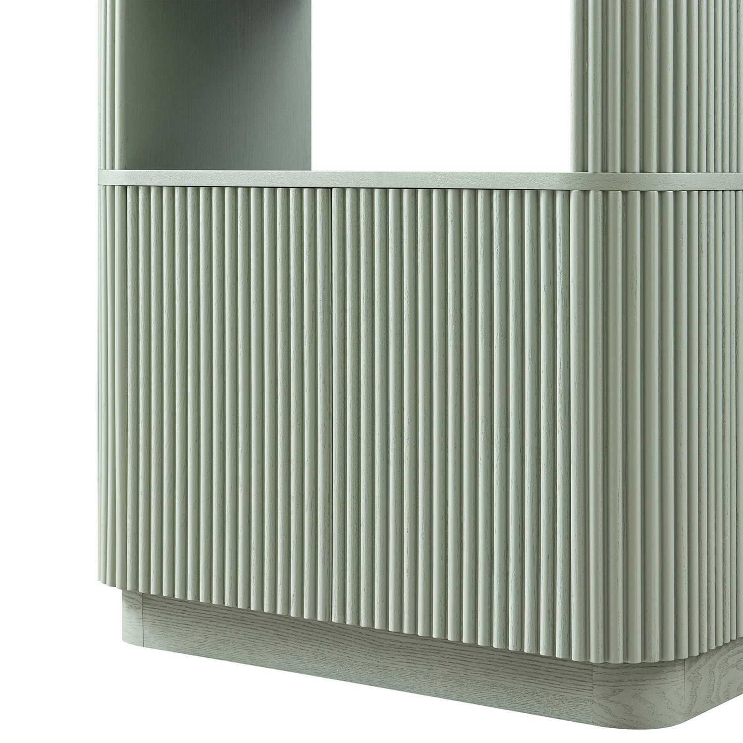 Maru Bookcase with Cabinet, Sage Green - Image 16