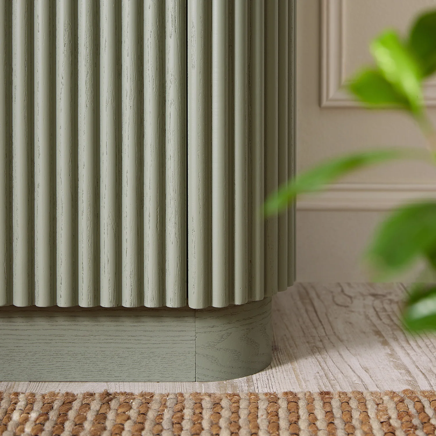 Maru Bookcase with Cabinet, Sage Green - Image 6