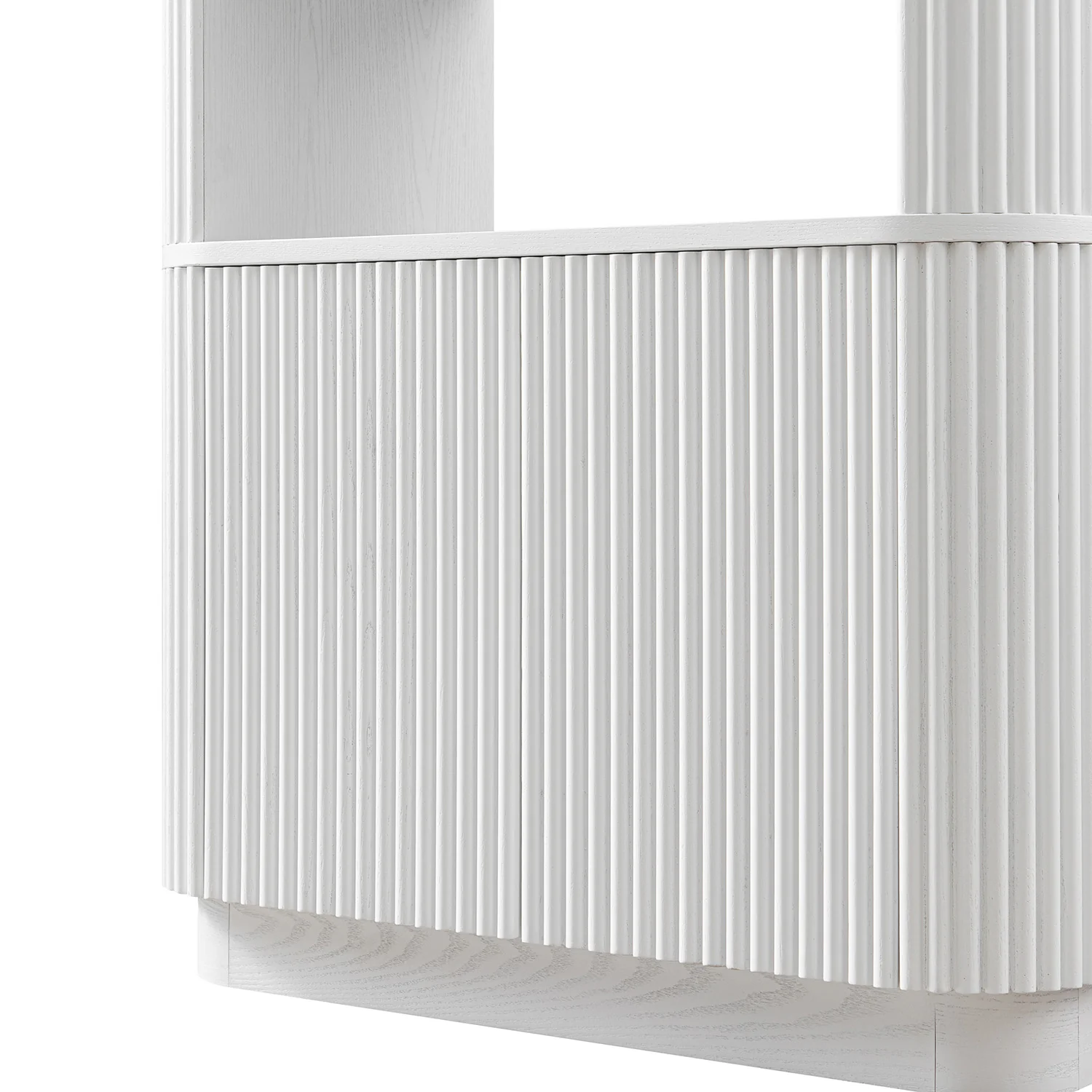Maru Bookcase with Cabinet, Washed White - Image 16