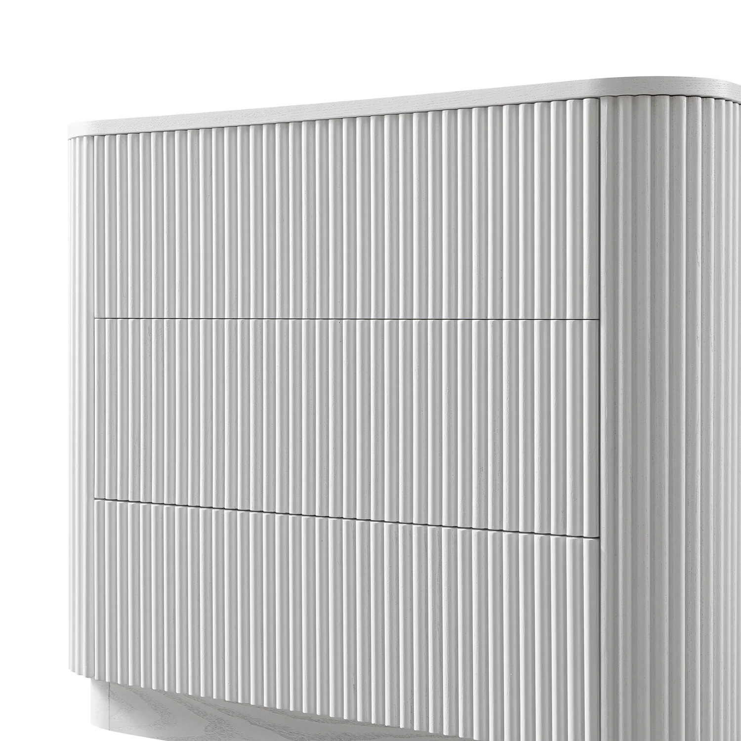 Maru Chest of 3 Drawers, Washed White - Image 14