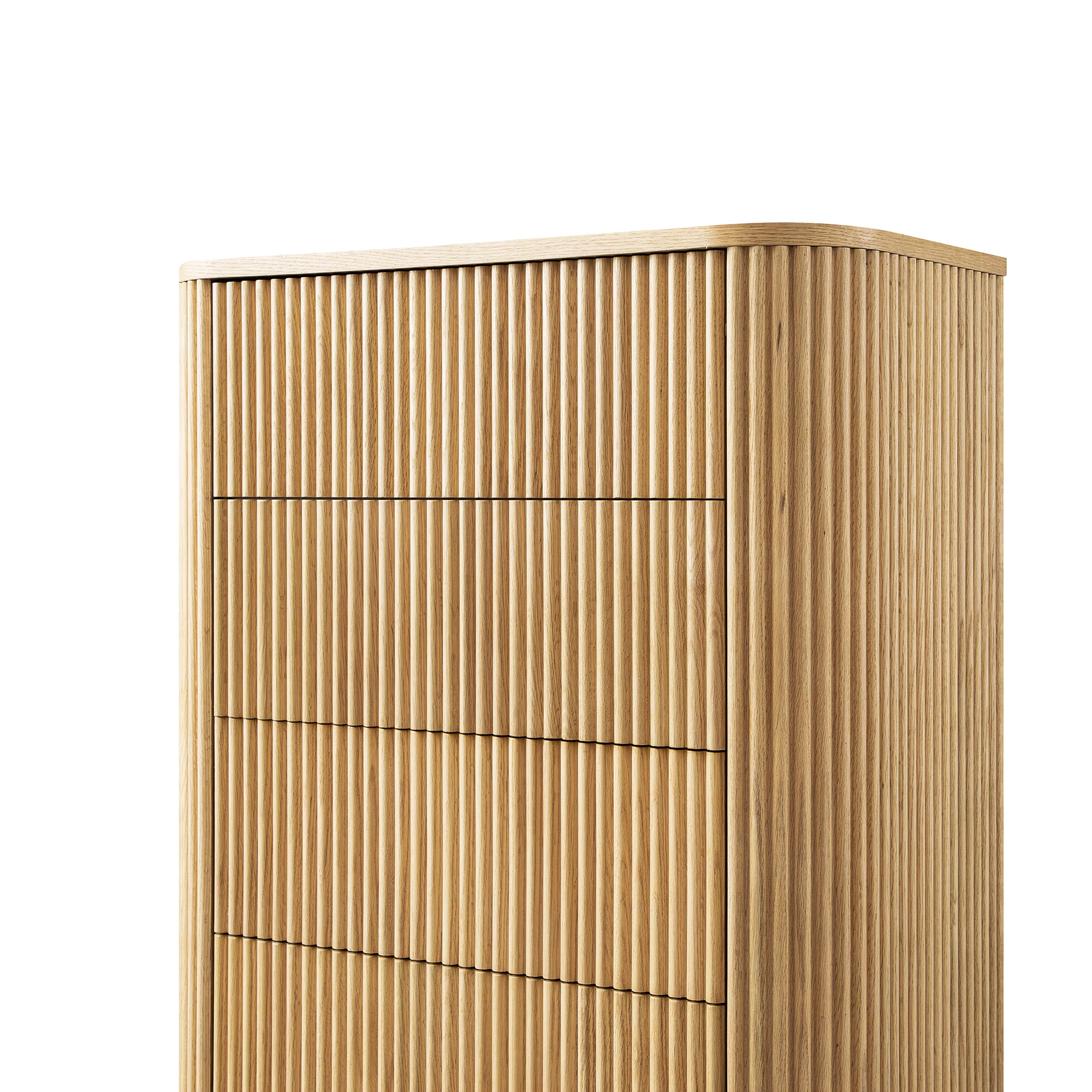 Maru Chest of 5 Drawers, Oak - Image 13
