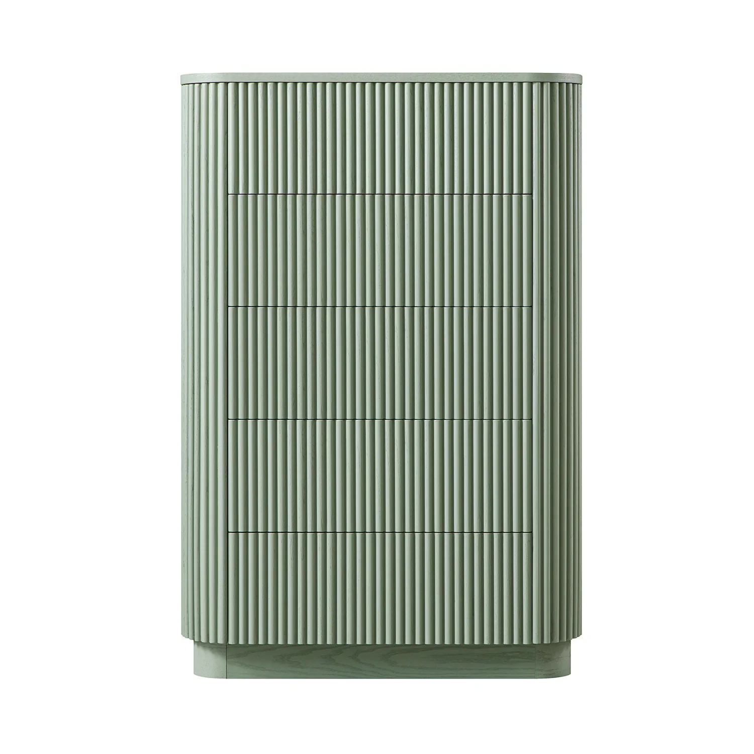Maru Chest of 5 Drawers, Sage Green - Image 6
