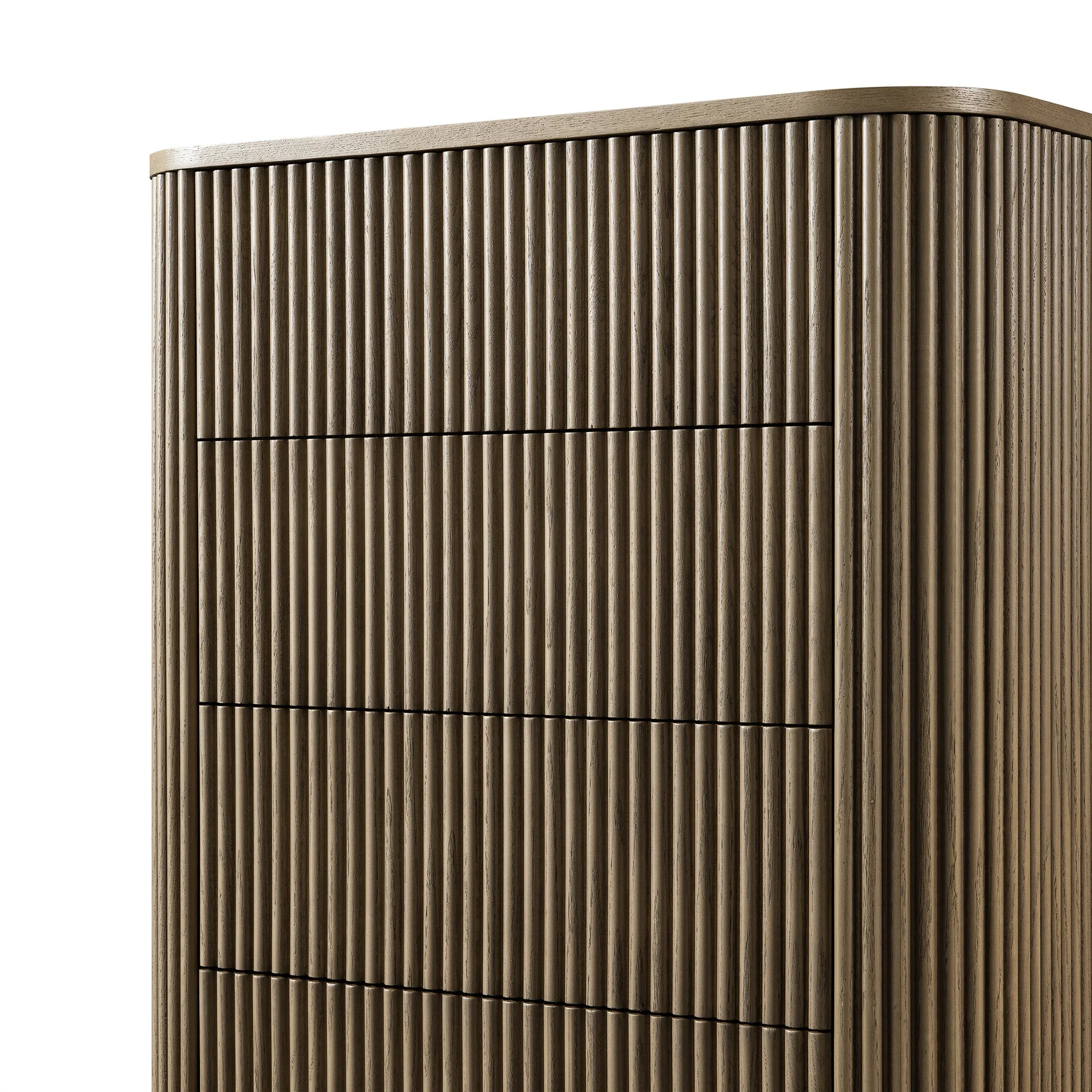 Maru Chest of 5 Drawers, Silver Oak - Image 13