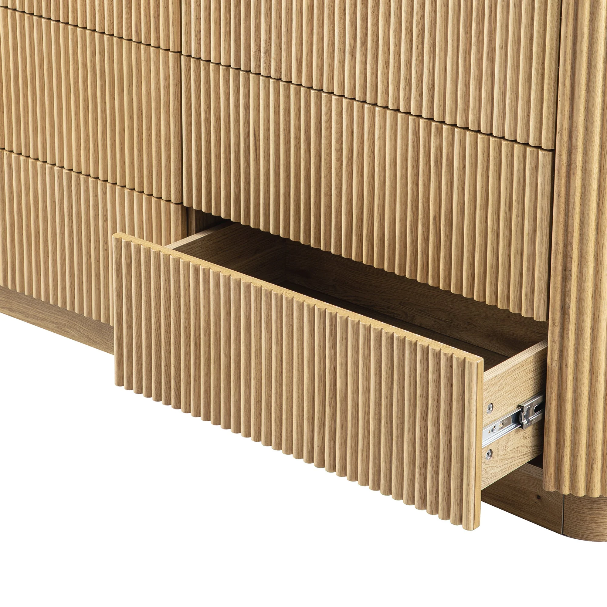 Maru Chest of 6 Drawers, Oak - Image 14