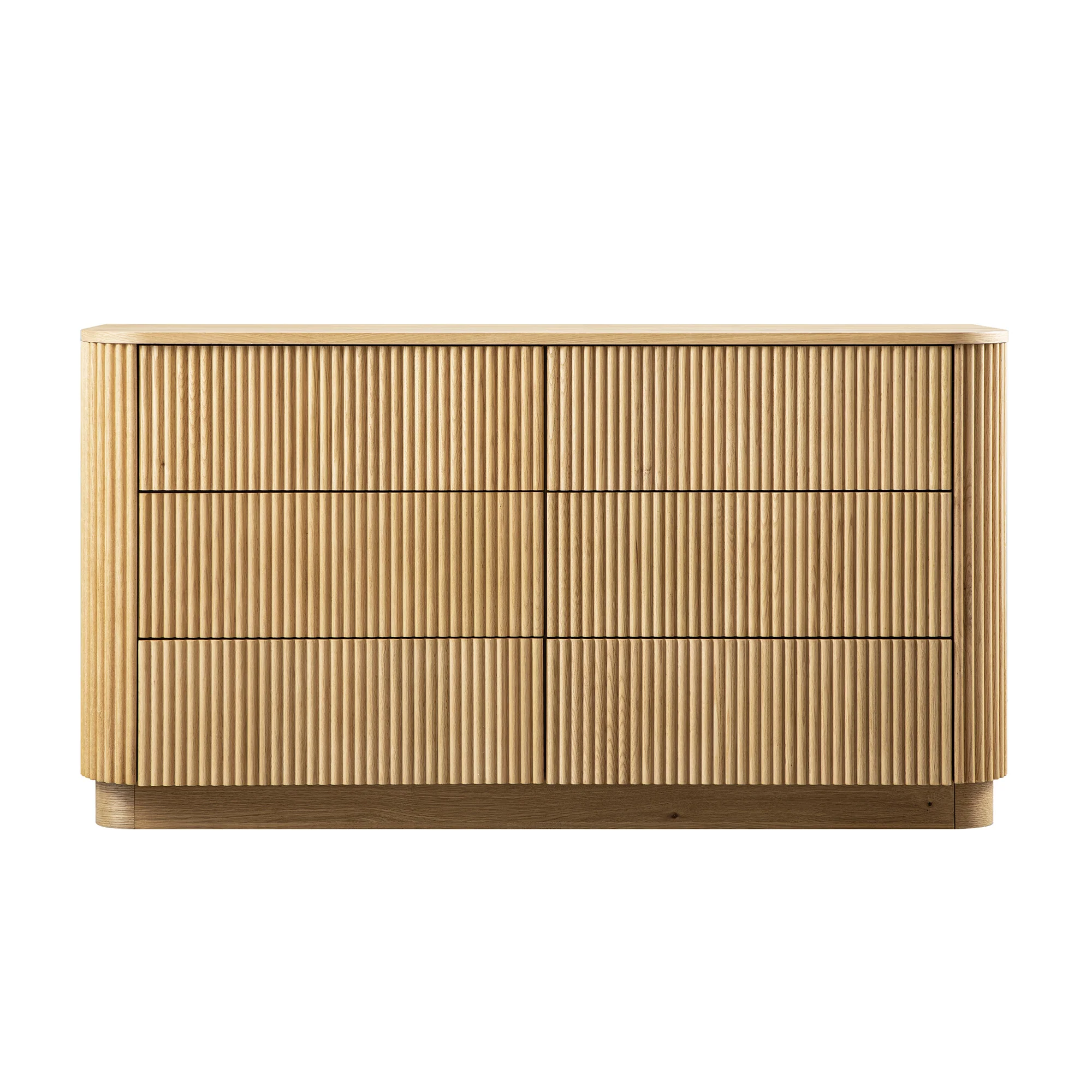 Maru Chest of 6 Drawers, Oak - Image 7