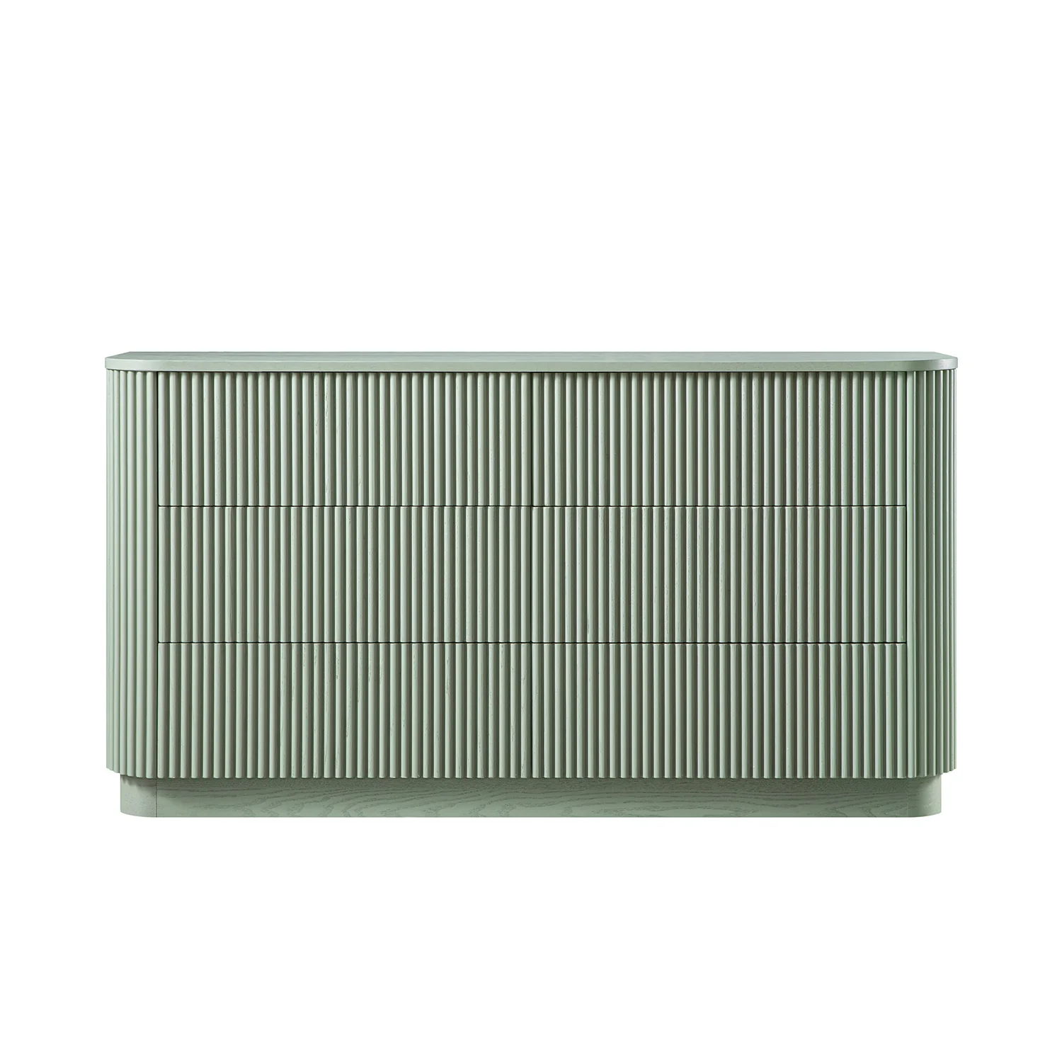 Maru Chest of 6 Drawers, Sage Green - Image 6