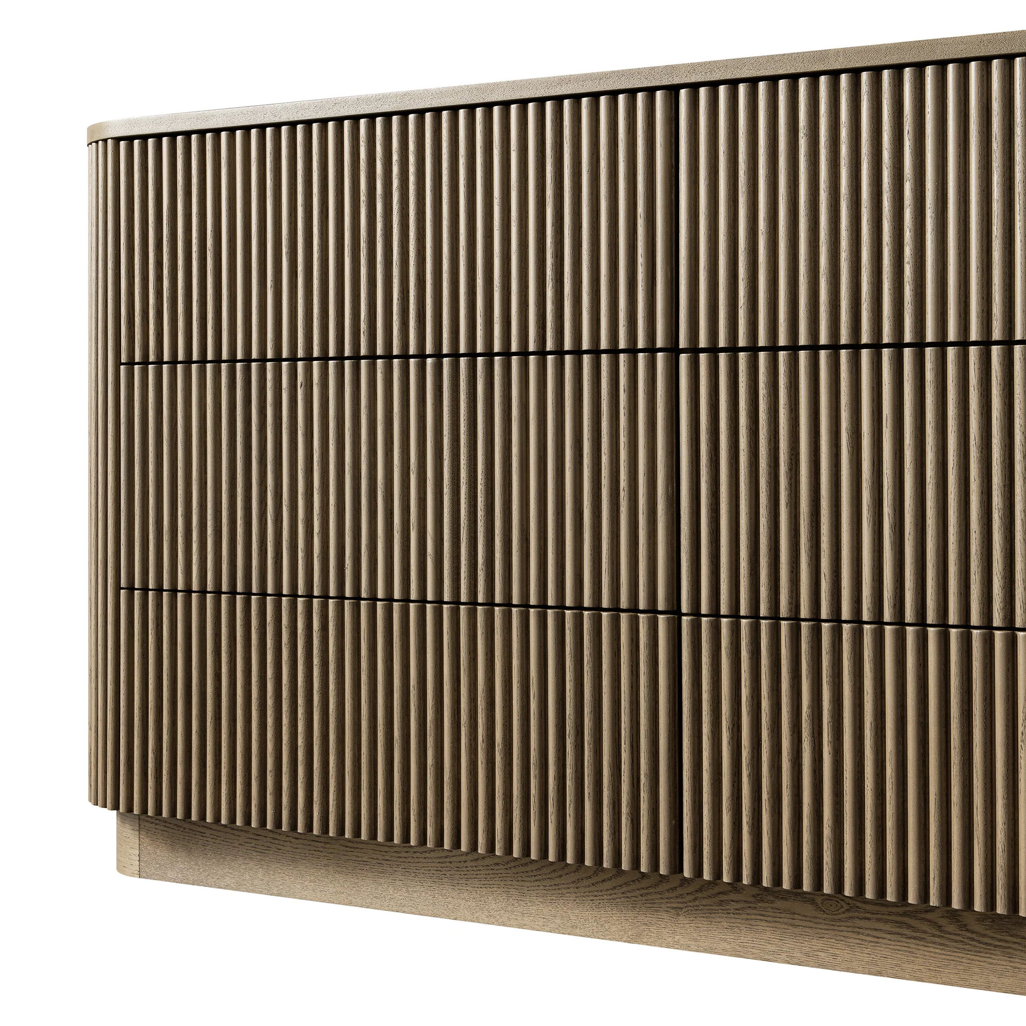 Maru Chest of 6 Drawers, Silver Oak - Image 13