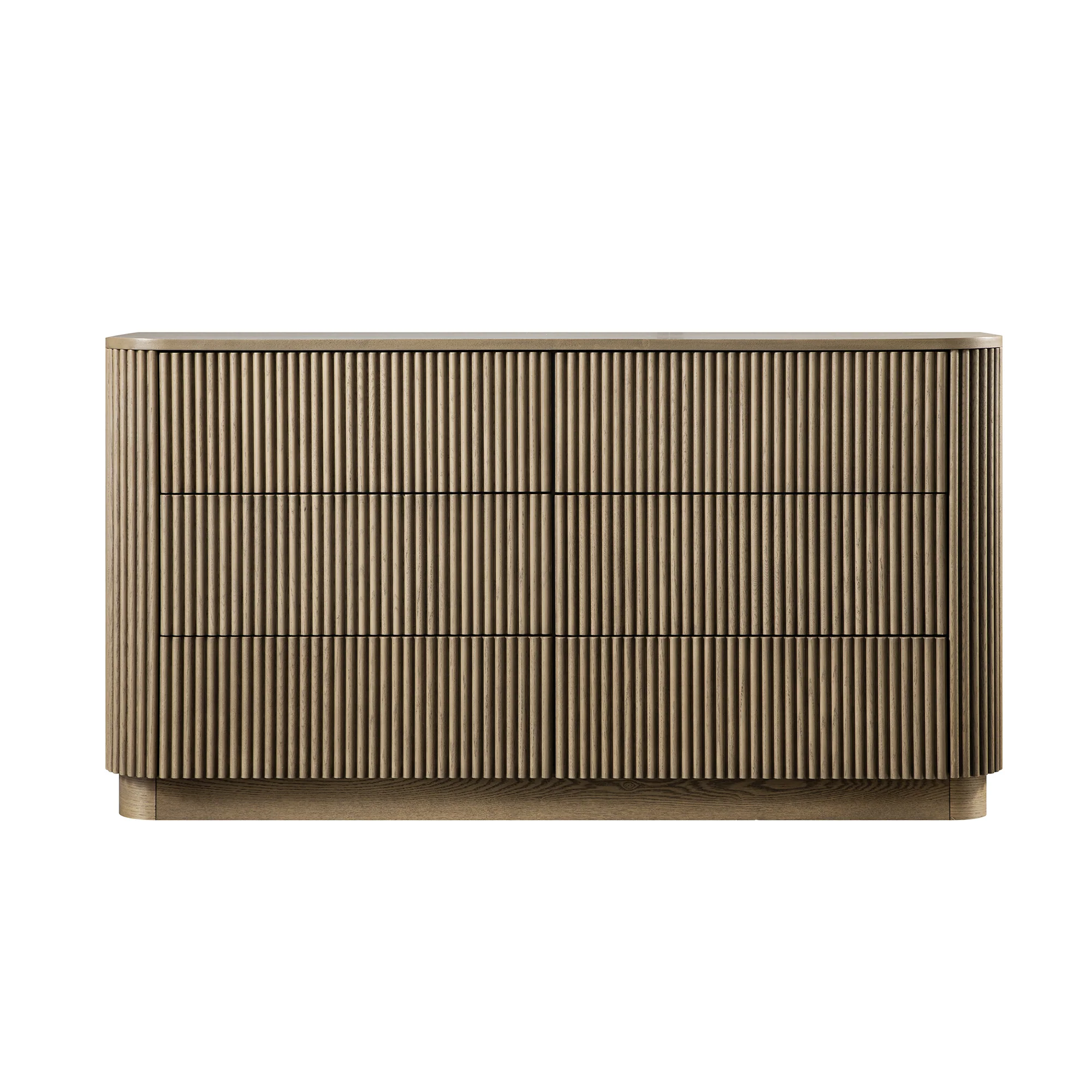 Maru Chest of 6 Drawers, Silver Oak - Image 7