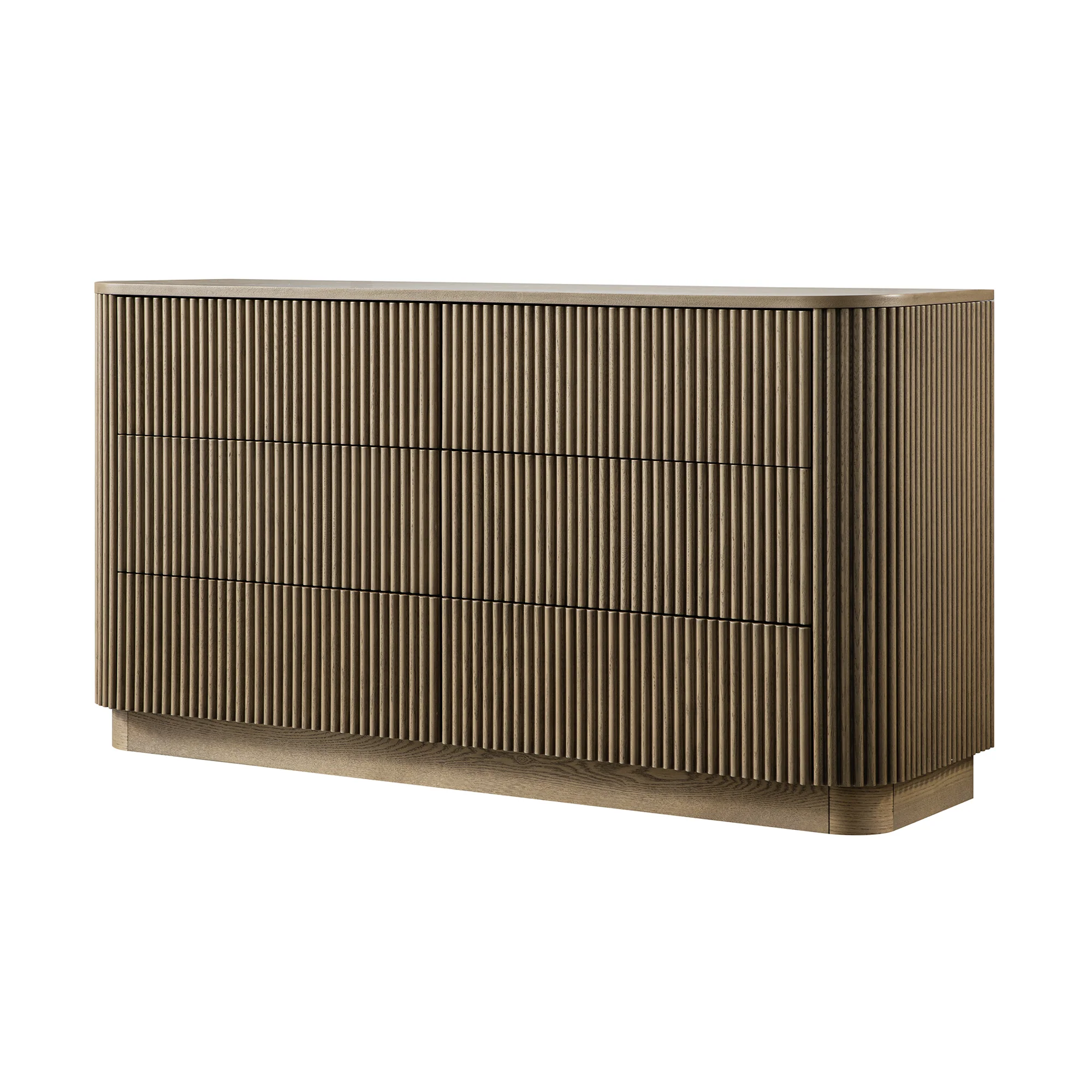 Maru Chest of 6 Drawers, Silver Oak - Image 8