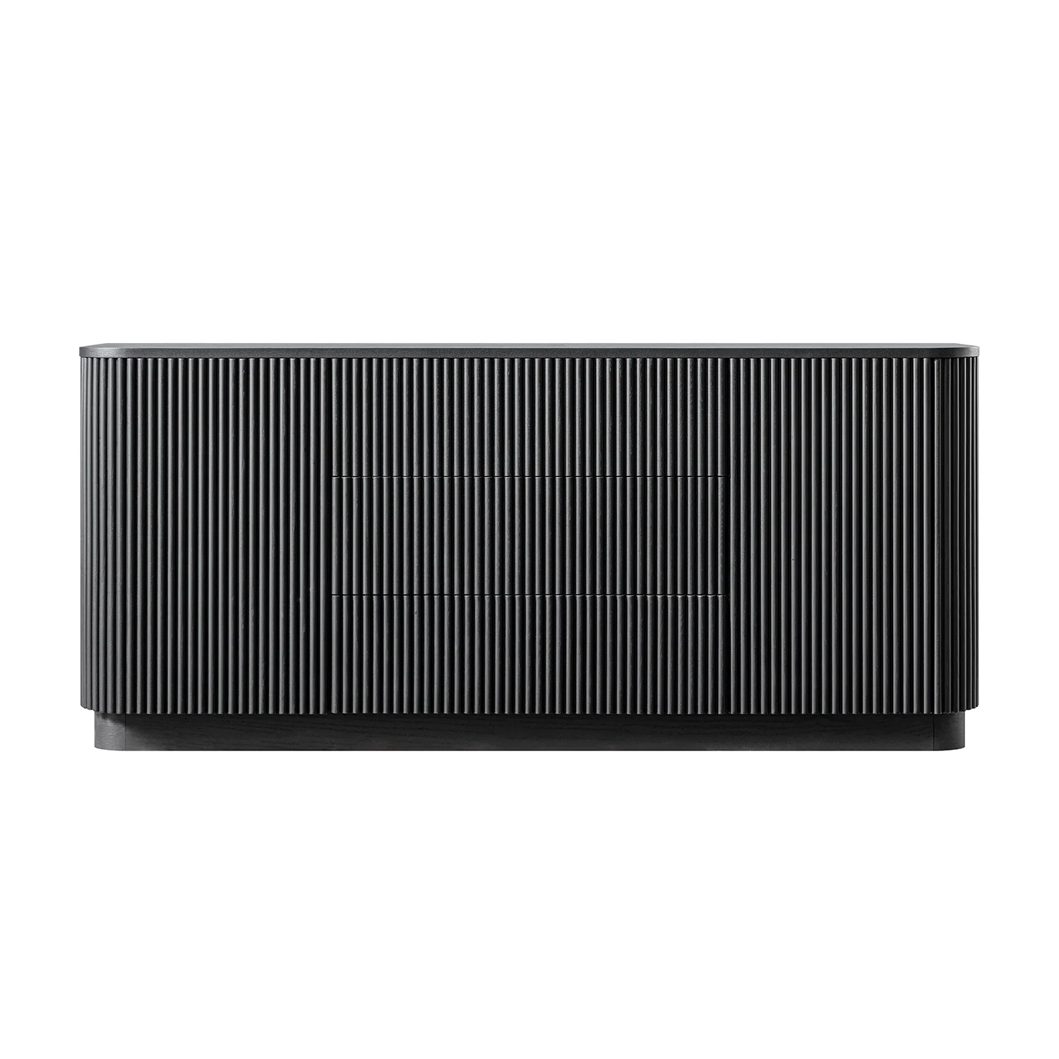 Maru Large 2-Door Sideboard with Drawers, Black - Image 8