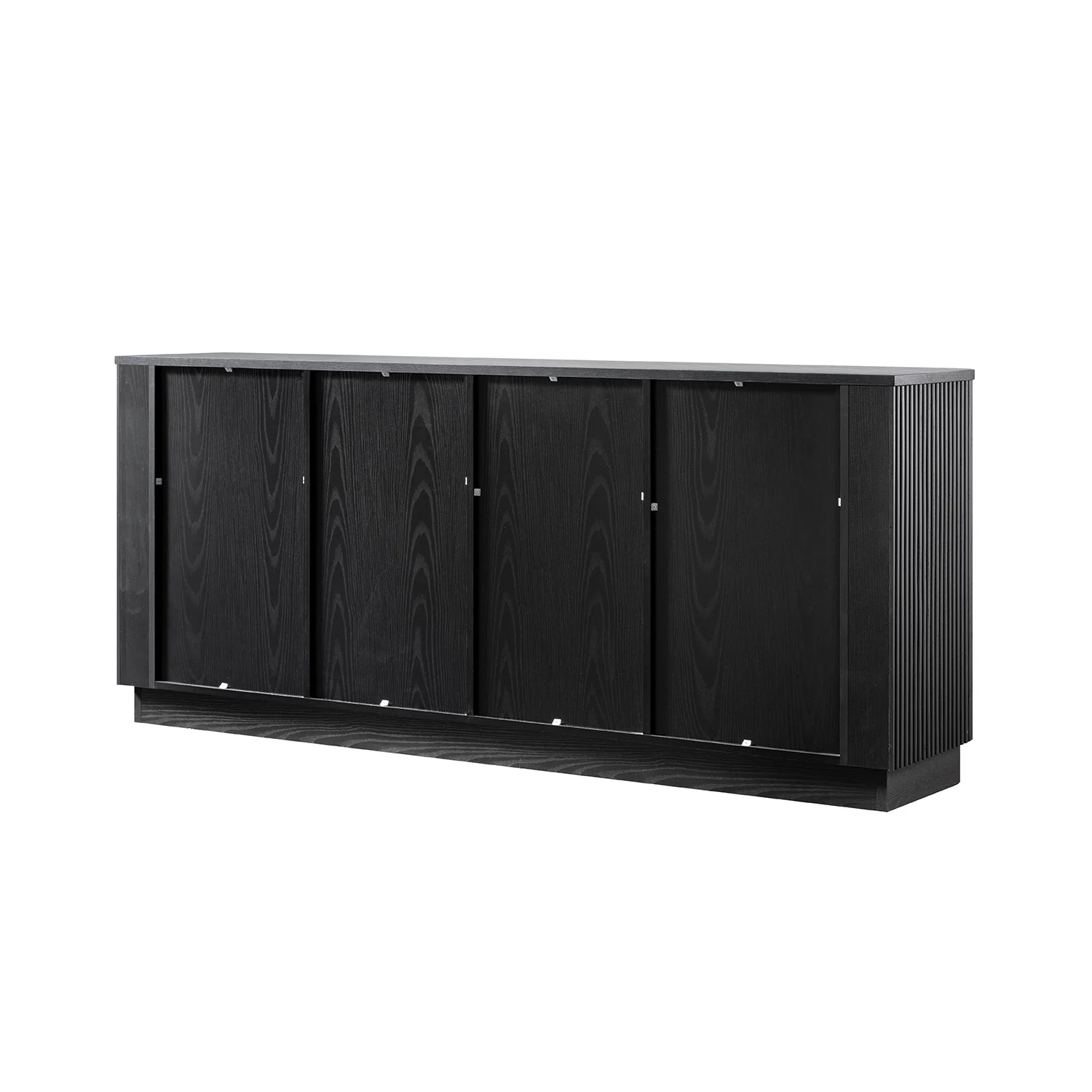 Maru Large 4-Door Sideboard, Black - Image 14