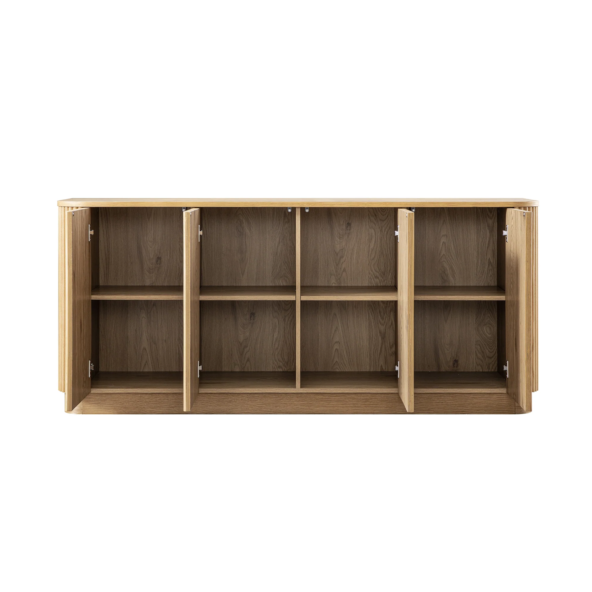 Maru Large 4-Door Sideboard, Oak - Image 11