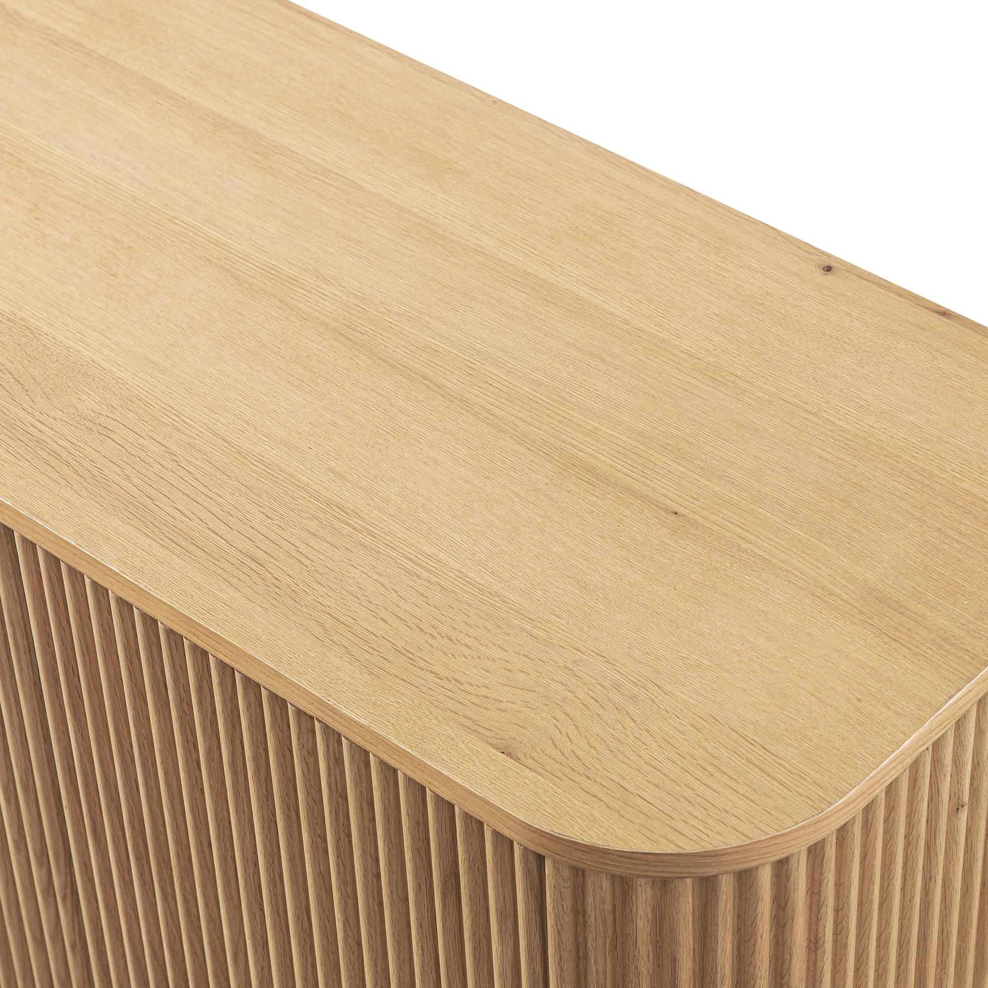 Maru Large 4-Door Sideboard, Oak - Image 16