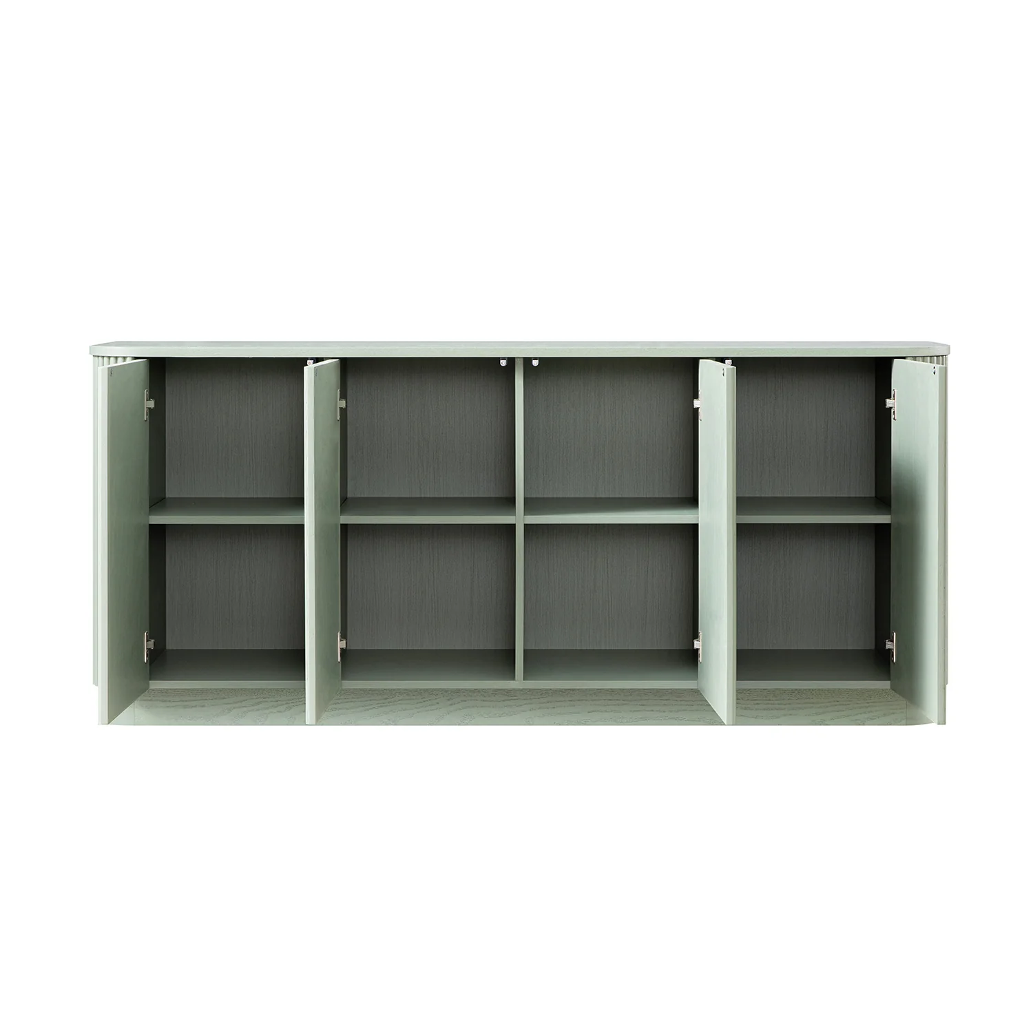 Maru Large 4-Door Sideboard, Sage Green - Image 10
