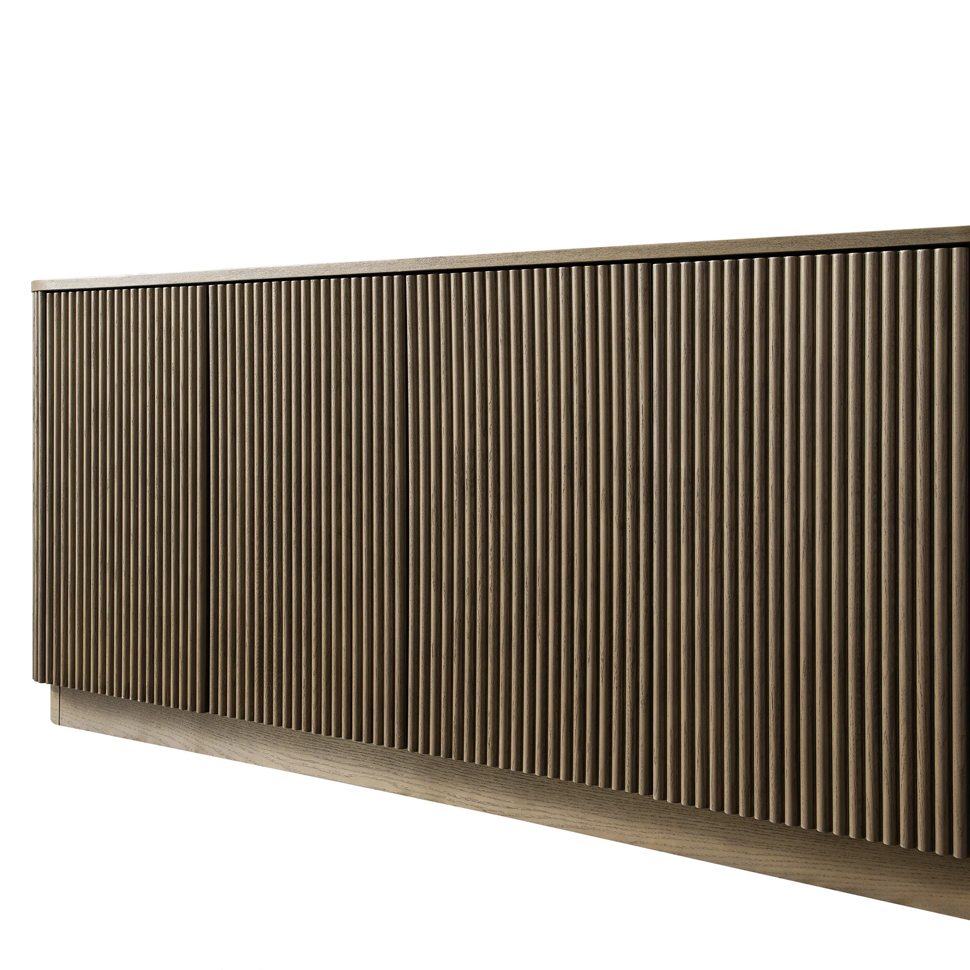 Maru Large 4-Door Sideboard, Silver Oak - Image 15
