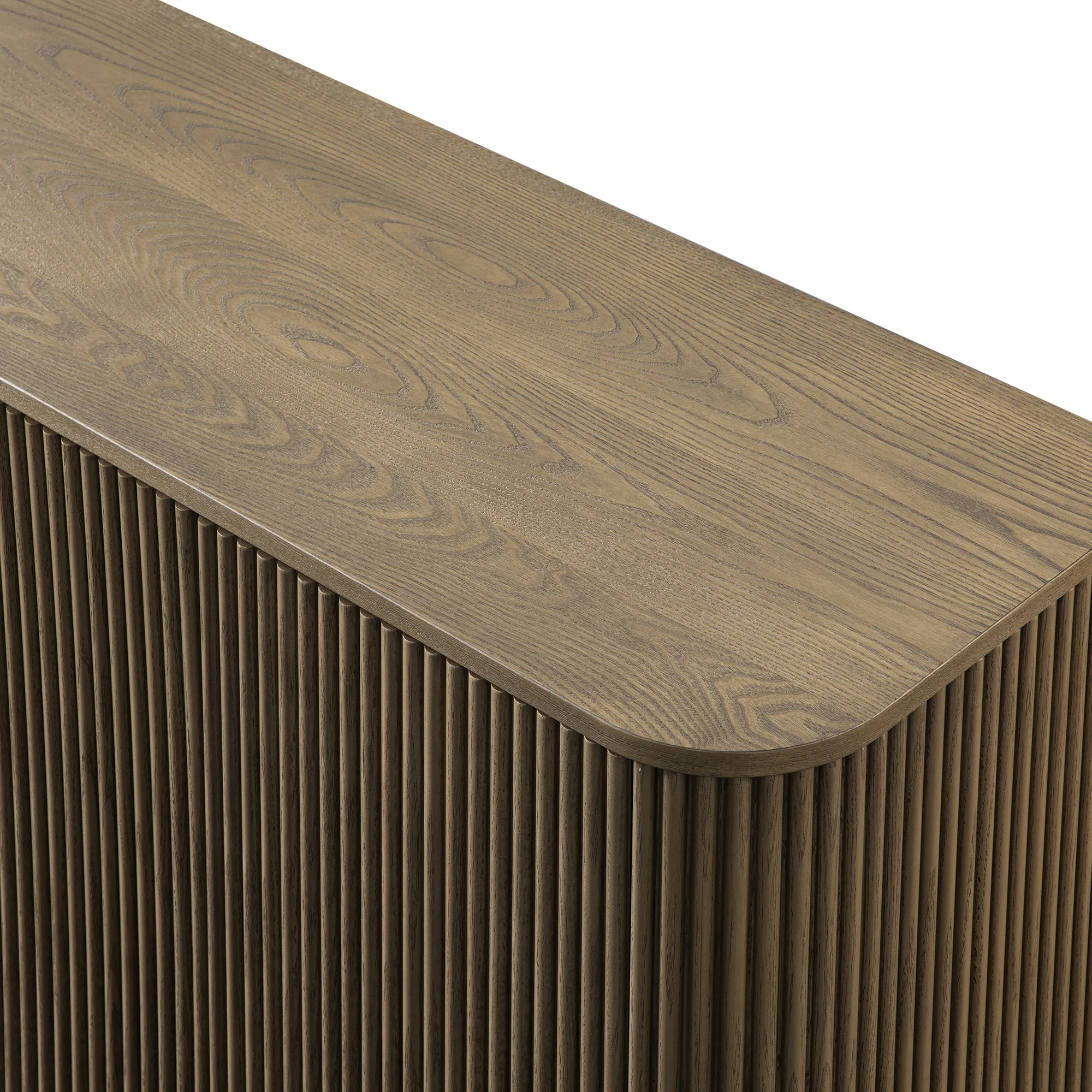 Maru Large 4-Door Sideboard, Silver Oak - Image 16