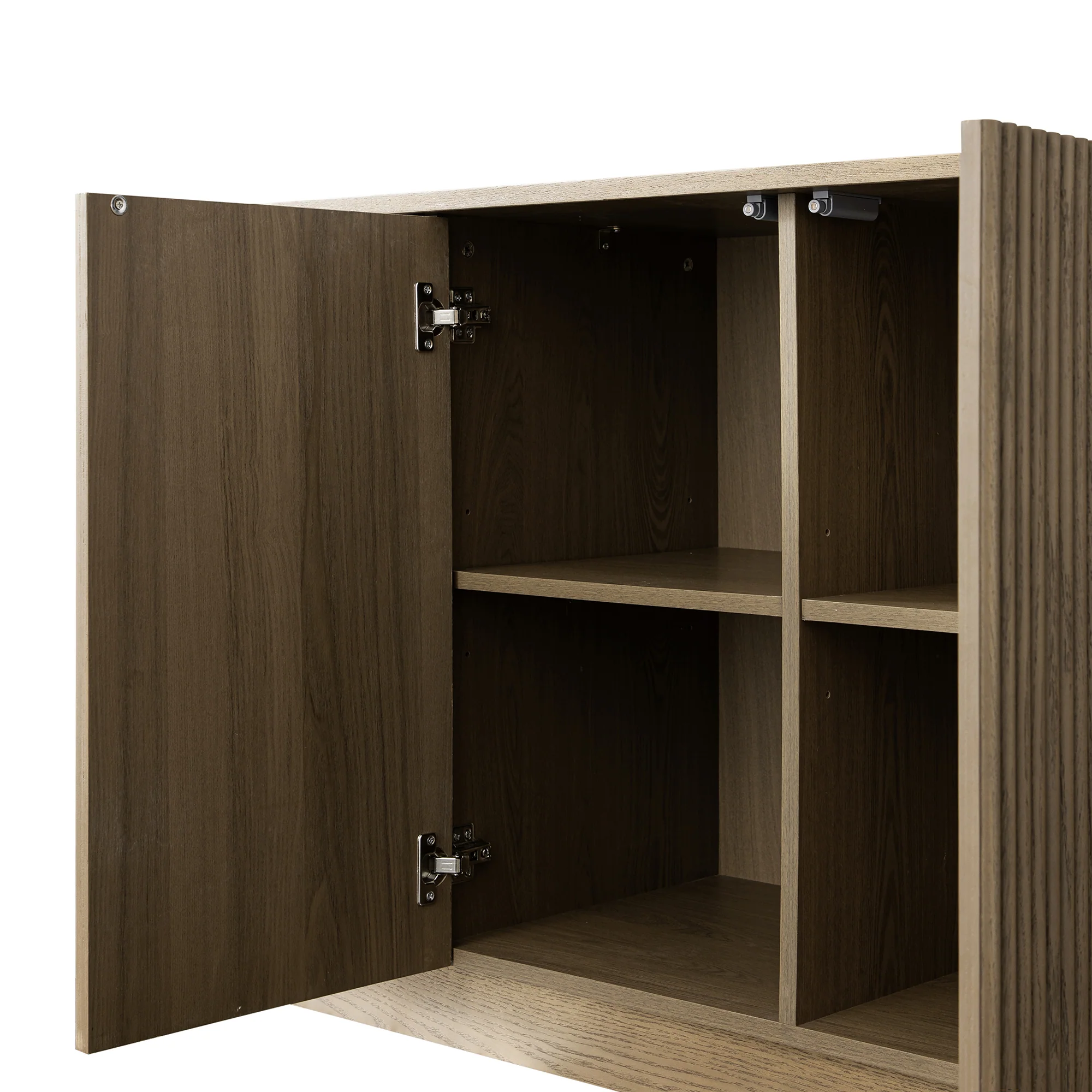 Maru Large 4-Door Sideboard, Silver Oak - Image 17