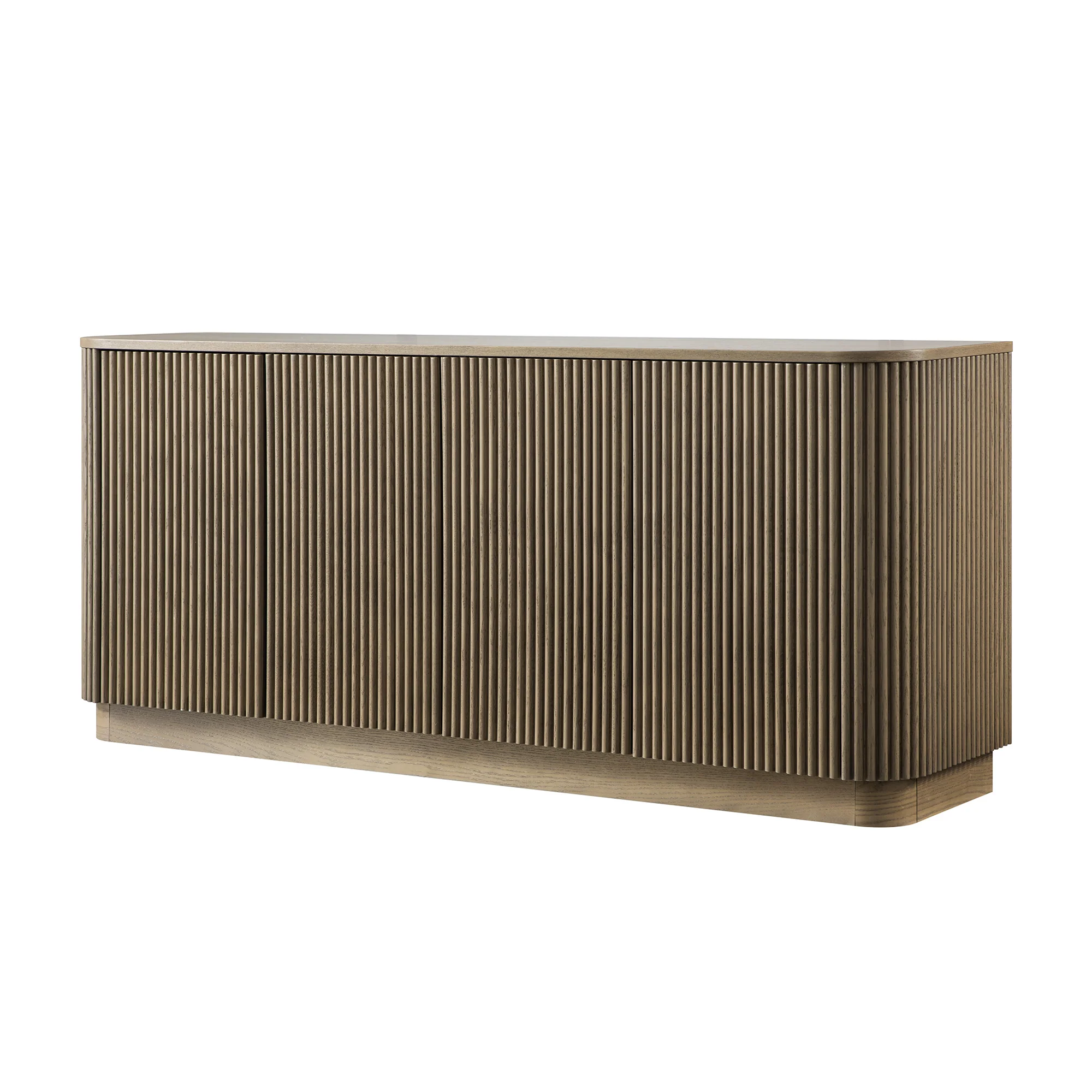 Maru Large 4-Door Sideboard, Silver Oak - Image 8