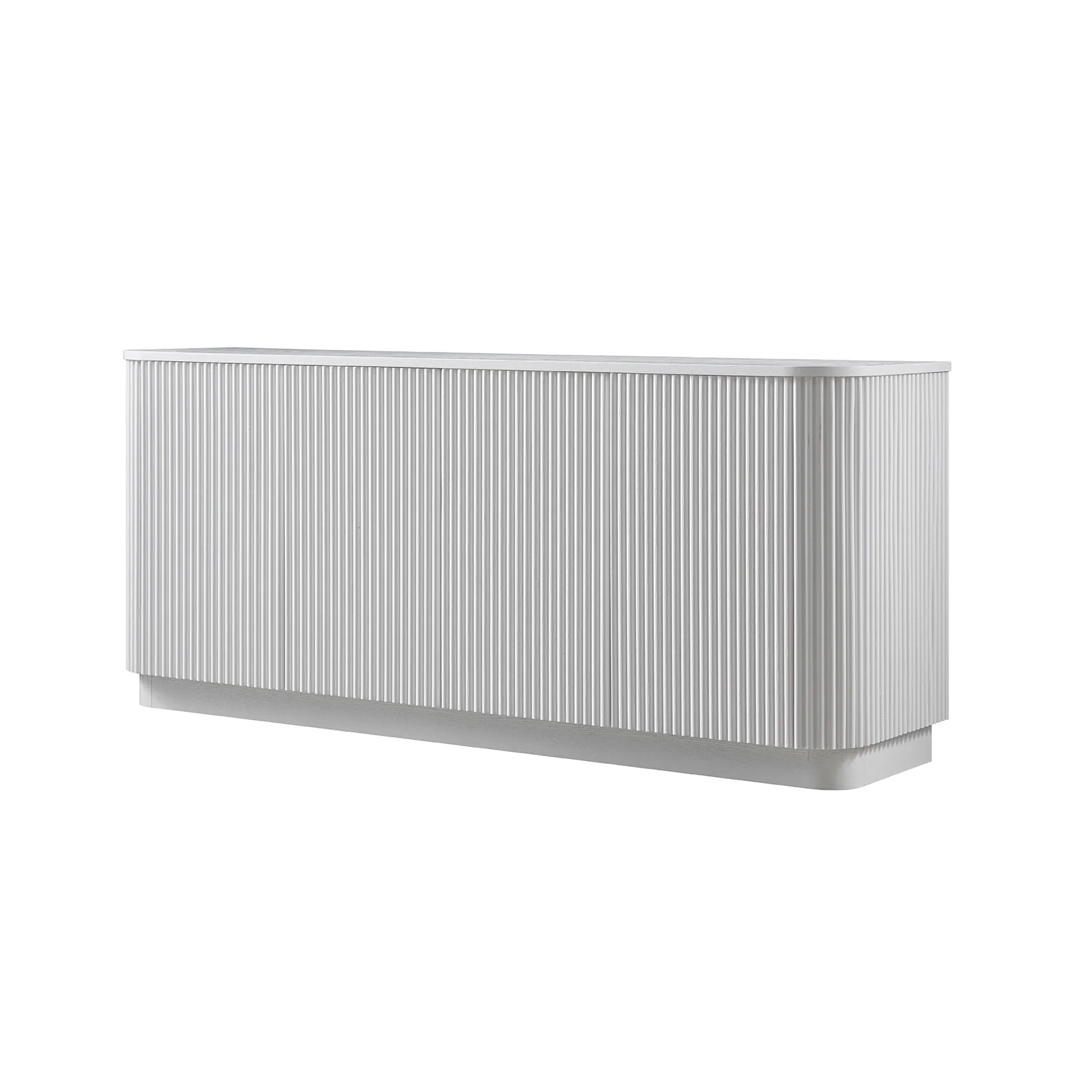 Maru Large 4-Door Sideboard, Washed White - Image 8