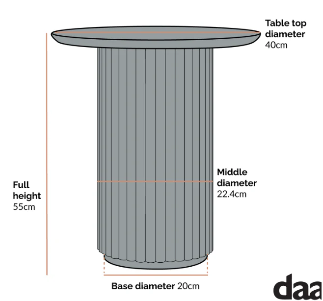 Maru Oak Round Side Table, Sage Green - Image 5