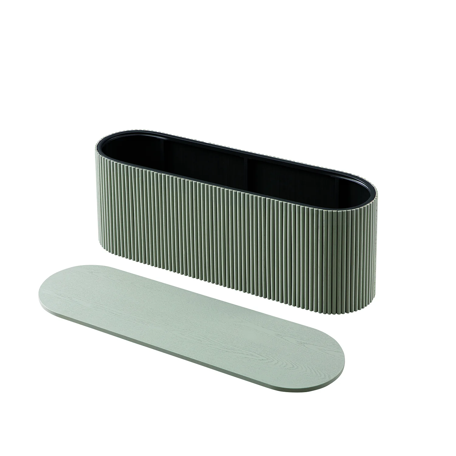 Maru Storage Ottoman Bench, Sage Green - Image 13