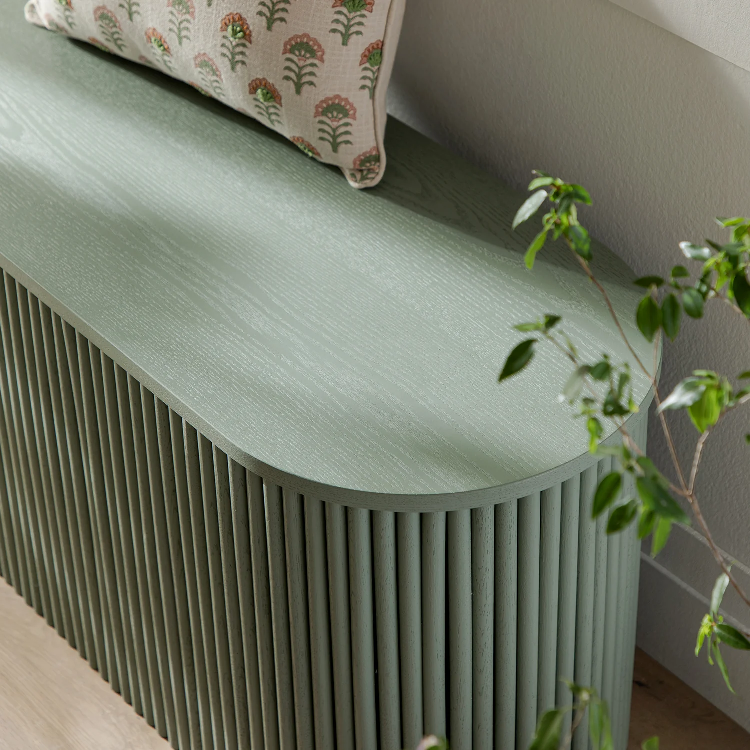Maru Storage Ottoman Bench, Sage Green - Image 6
