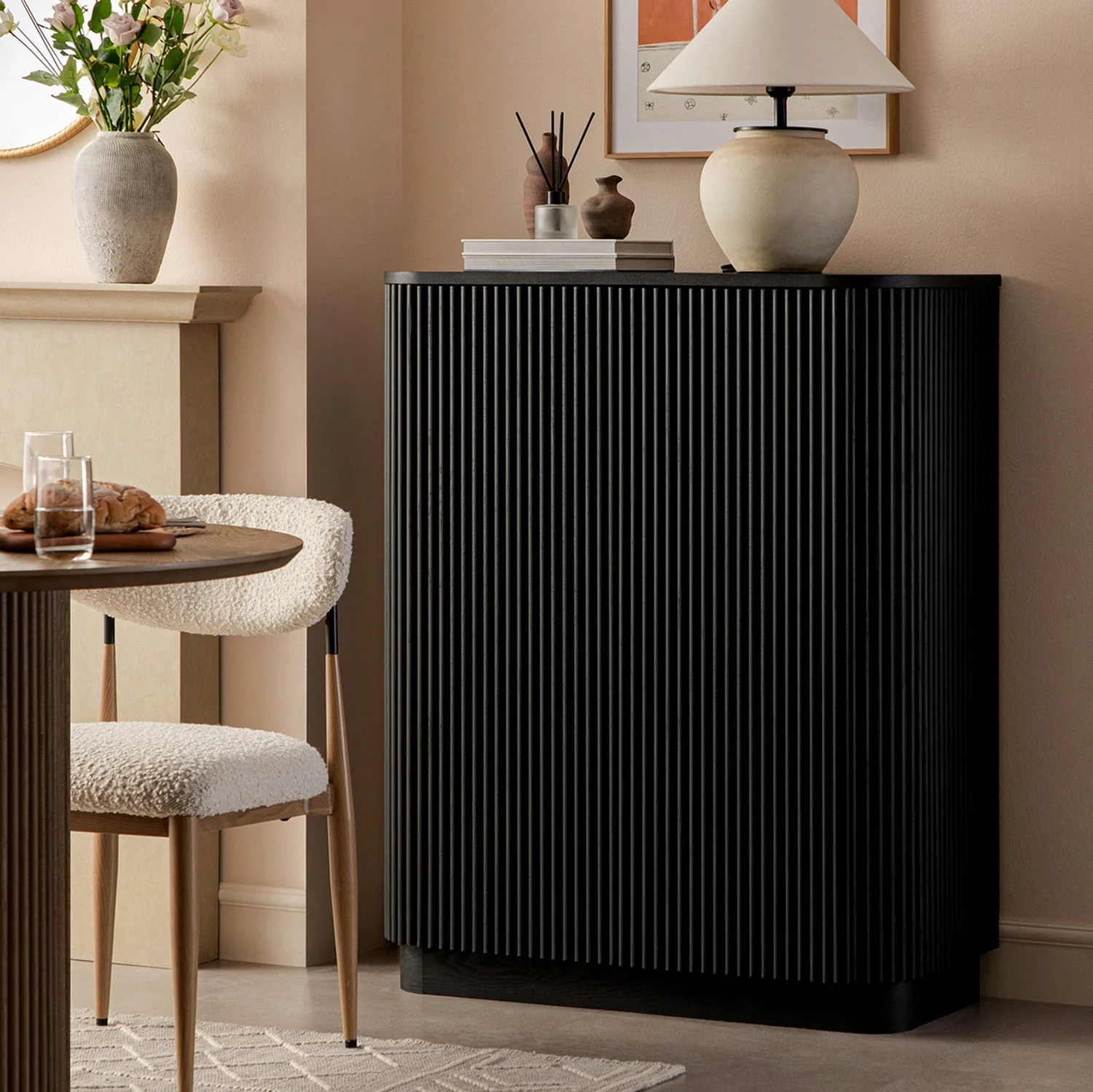 Maru Tall Cabinet, Black - Image 2
