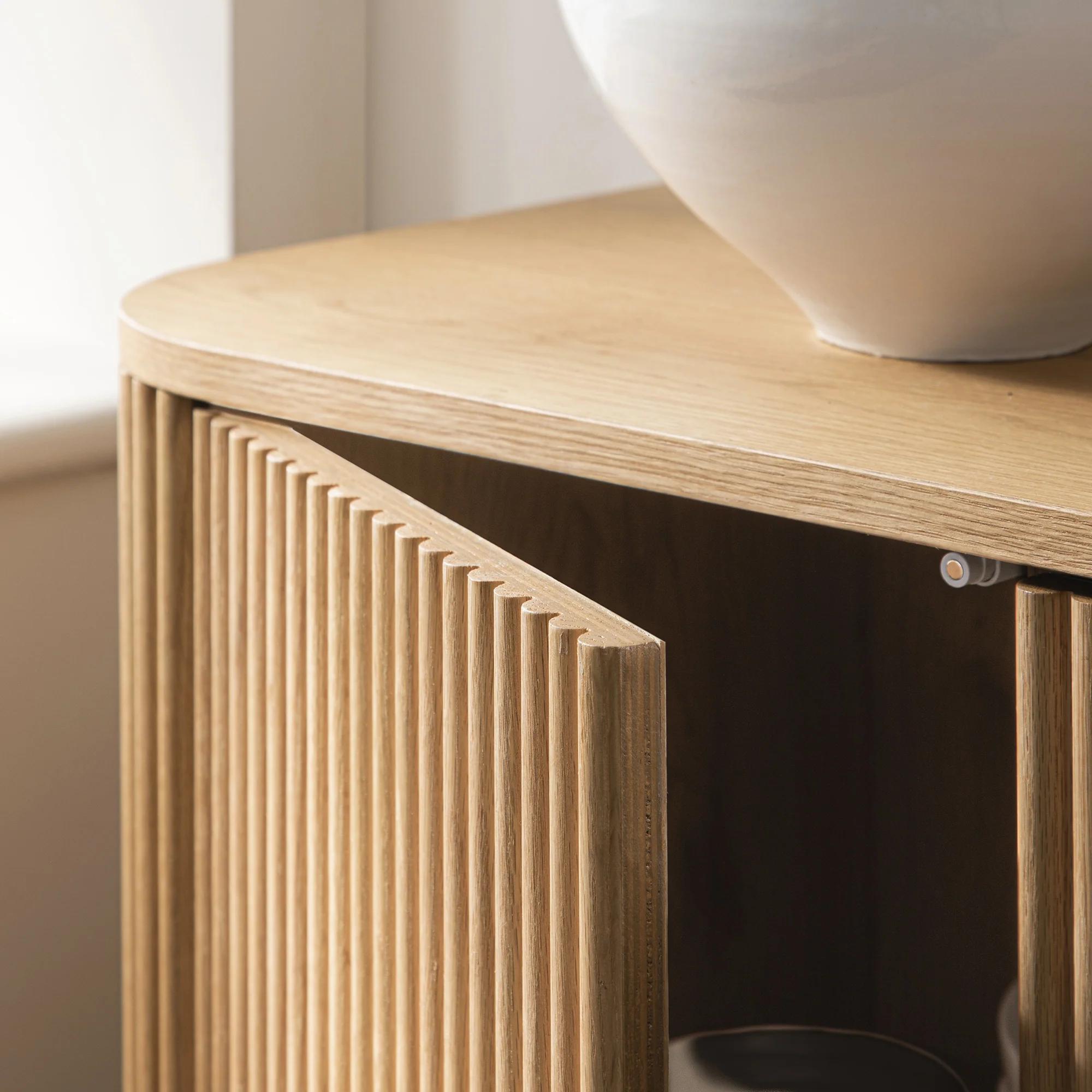 Maru Tall Cabinet, Oak - Image 7