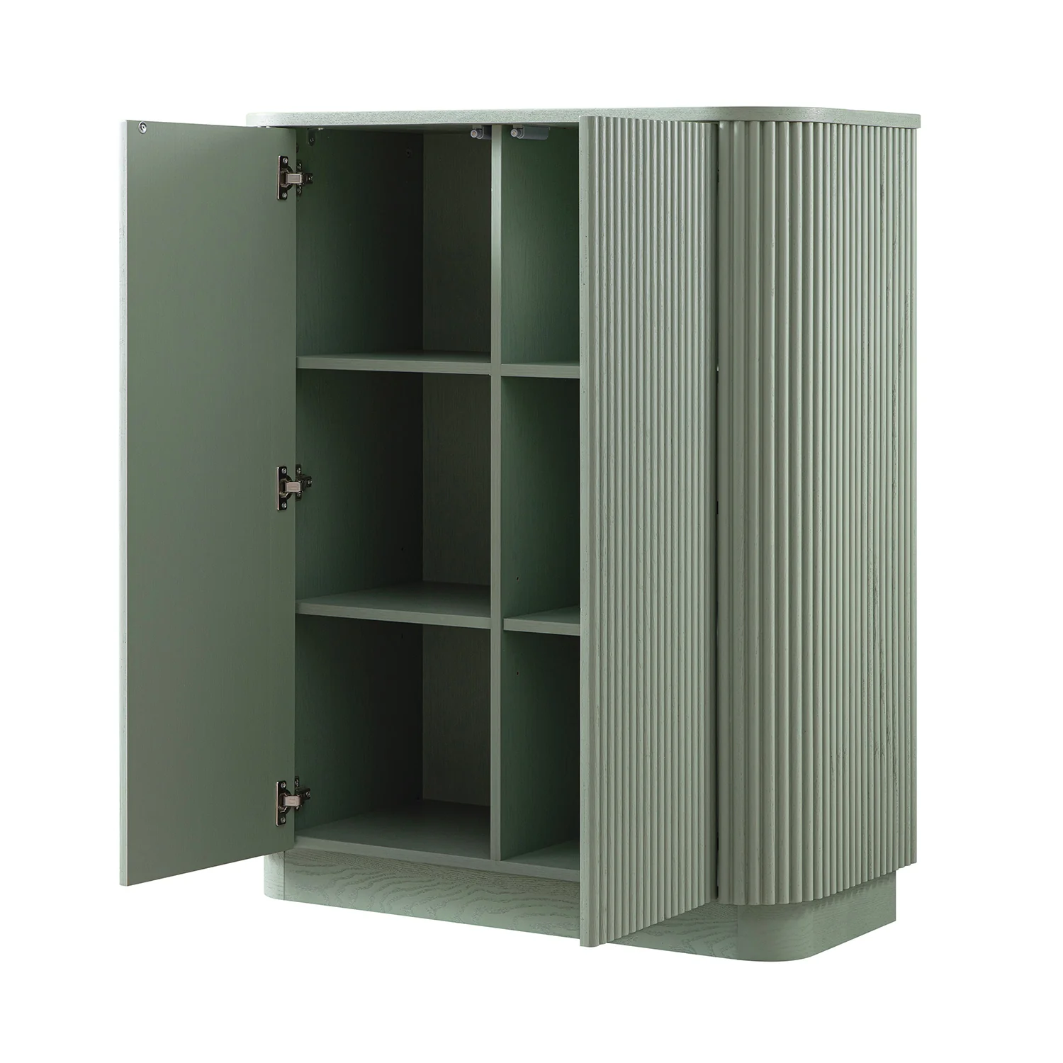 Maru Tall Cabinet, Sage Green - Image 12