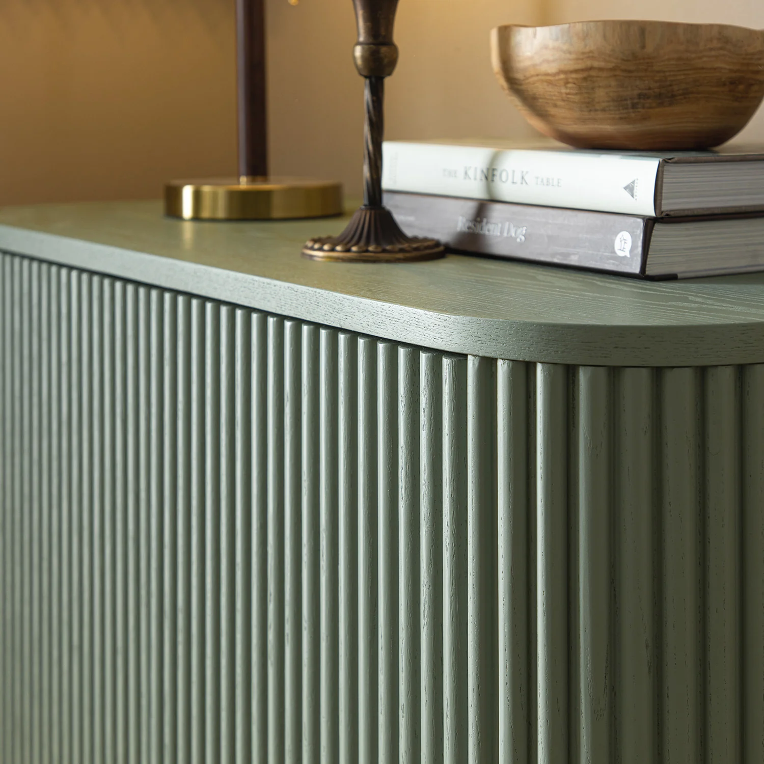 Maru Tall Cabinet, Sage Green - Image 5