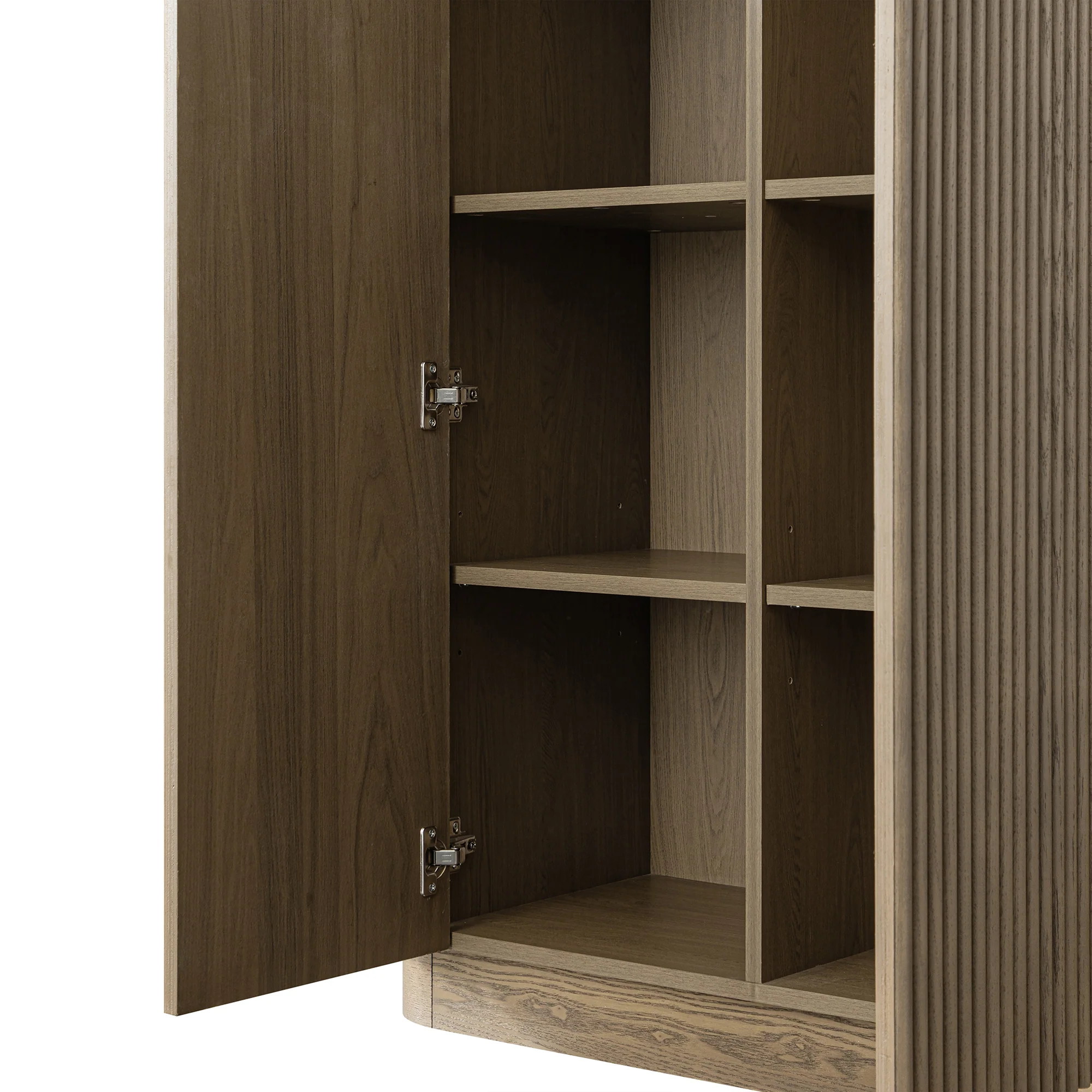 Maru Tall Cabinet, Silver Oak - Image 17