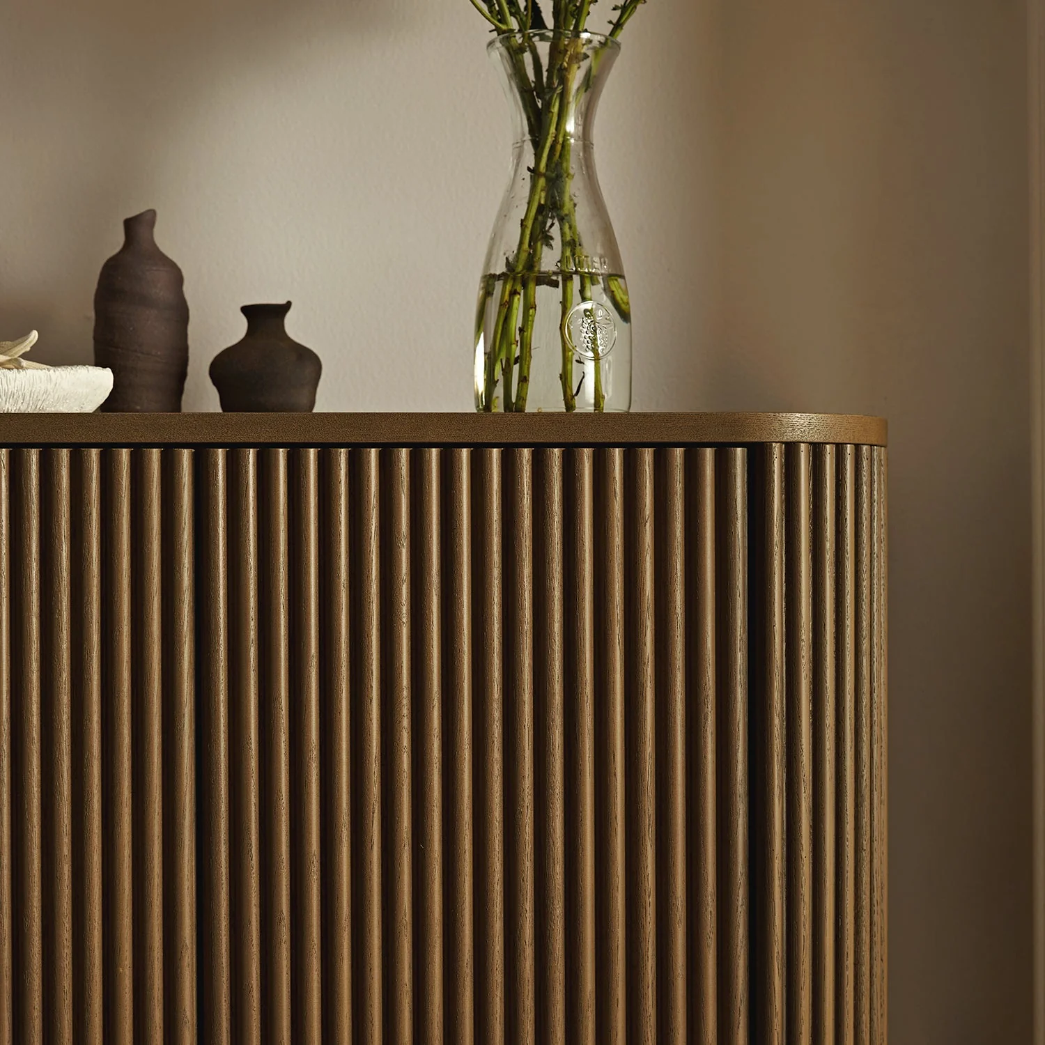 Maru Tall Cabinet, Silver Oak - Image 6
