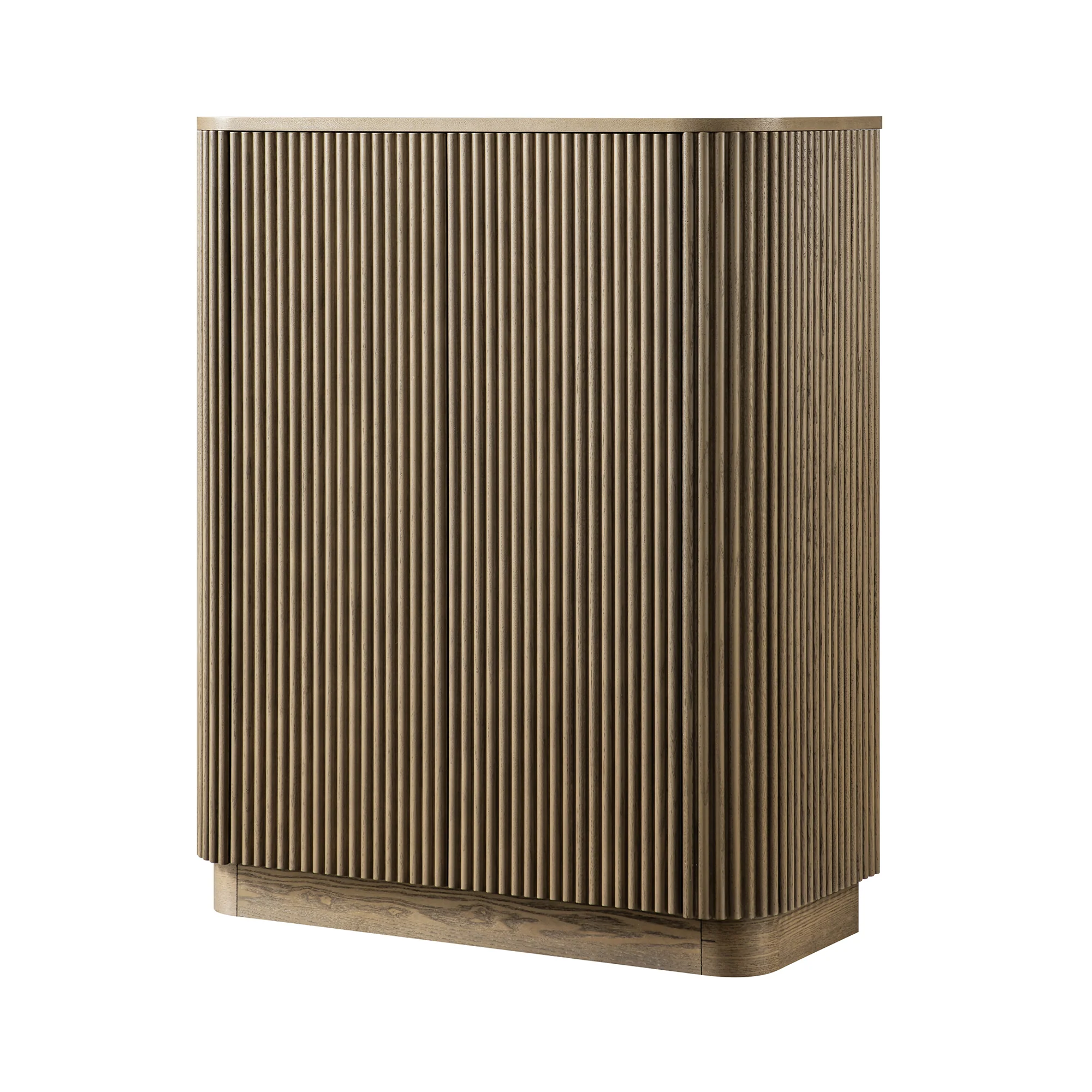 Maru Tall Cabinet, Silver Oak - Image 9