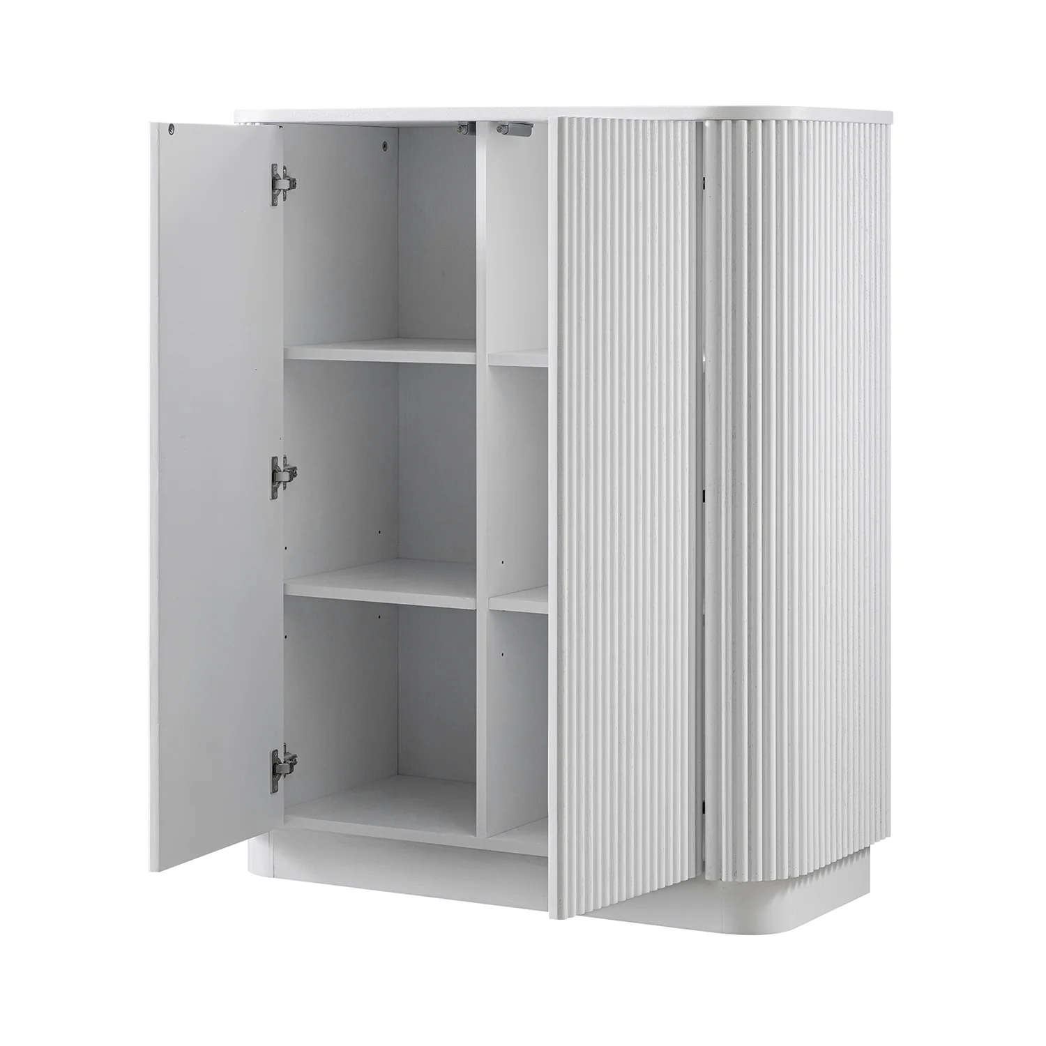 Maru Tall Cabinet, Washed White - Image 11