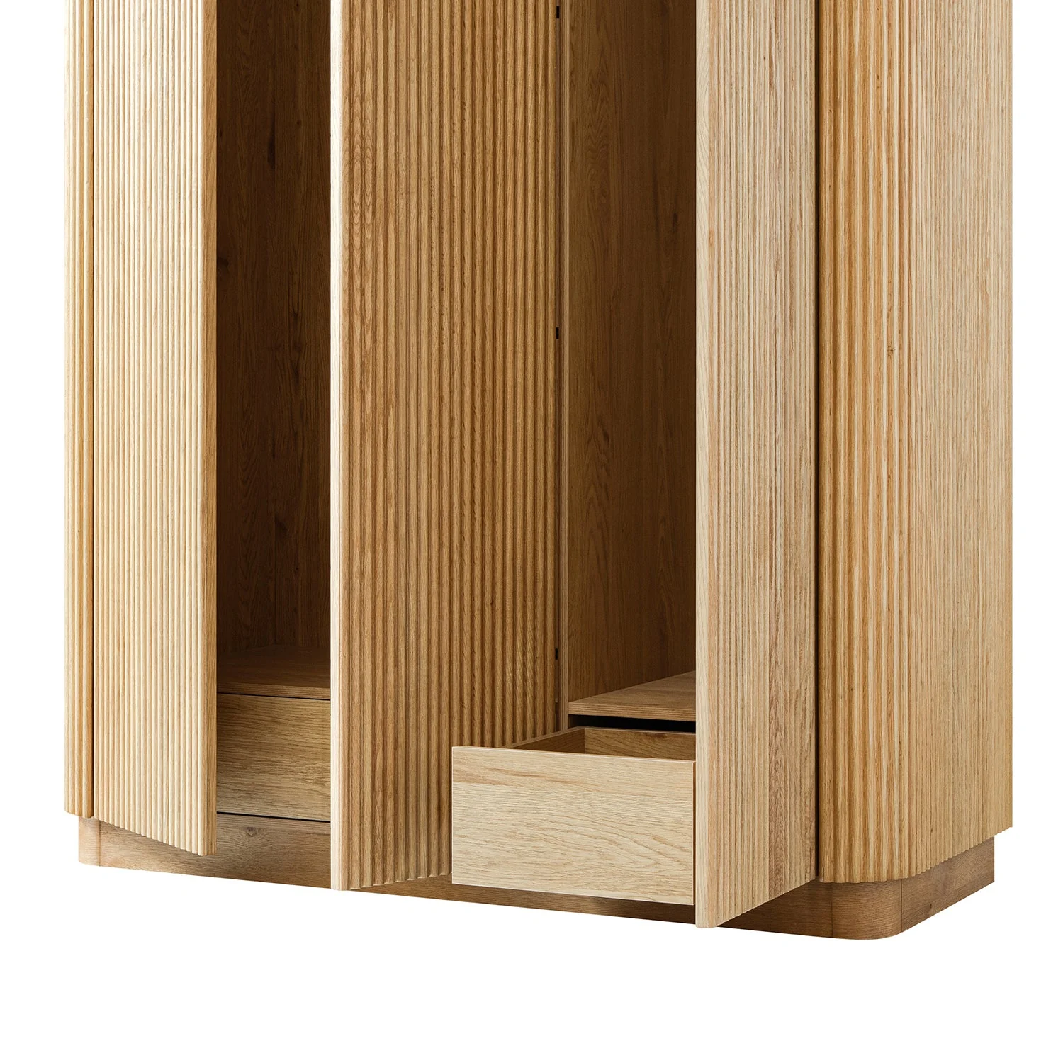 Maru Triple Wardrobe, Oak - Image 15