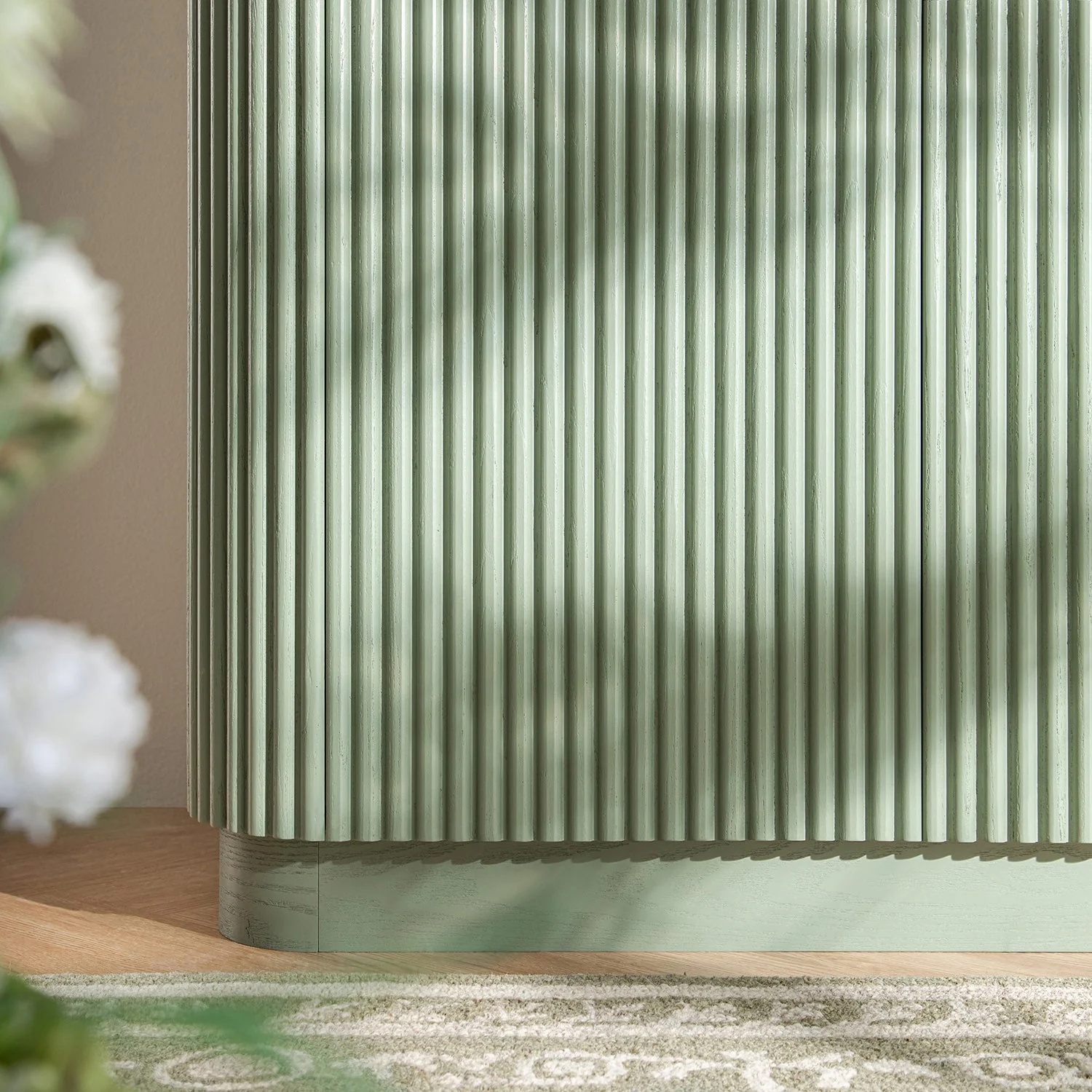 Maru Triple Wardrobe, Sage Green - Image 6