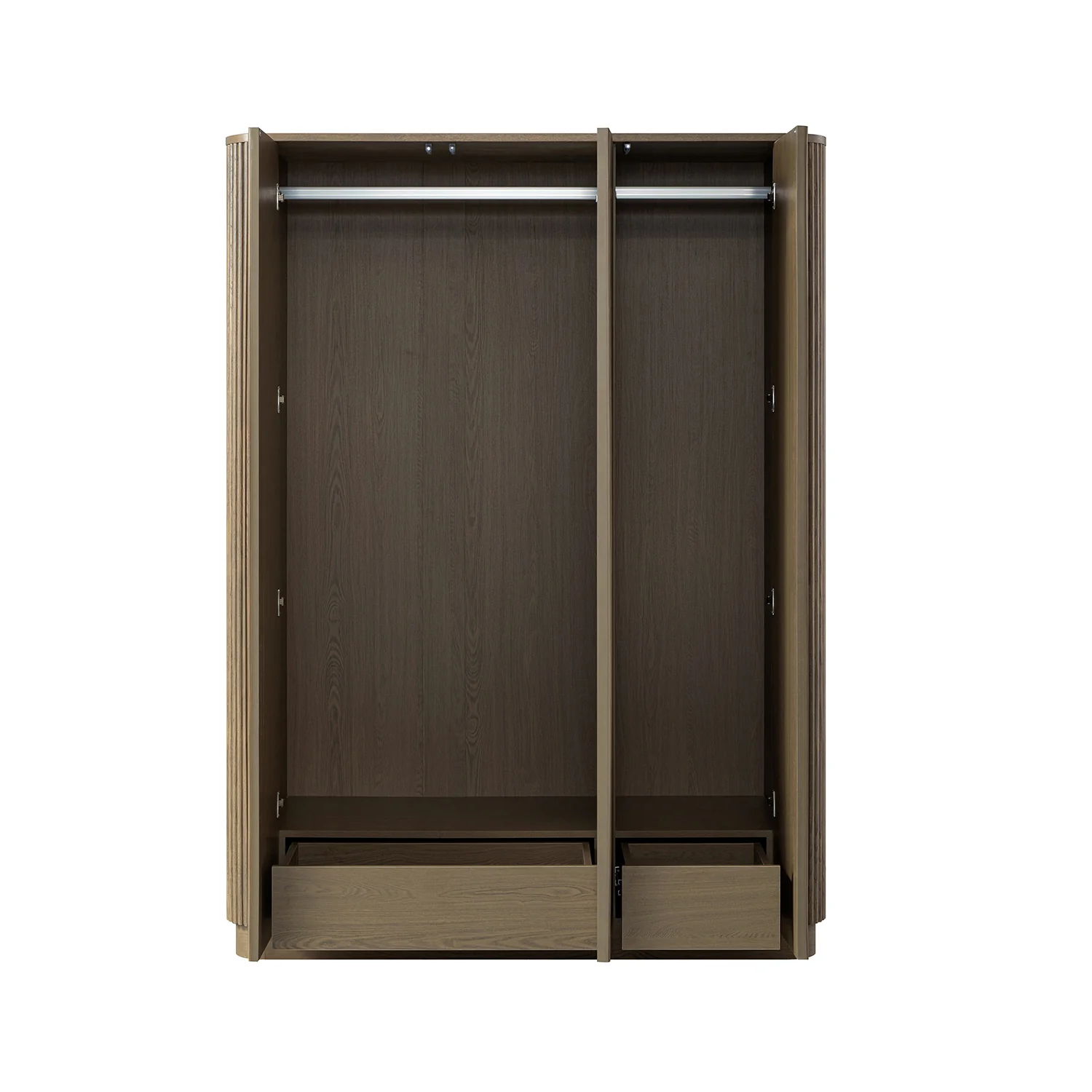 Maru Triple Wardrobe, Silver Oak - Image 10