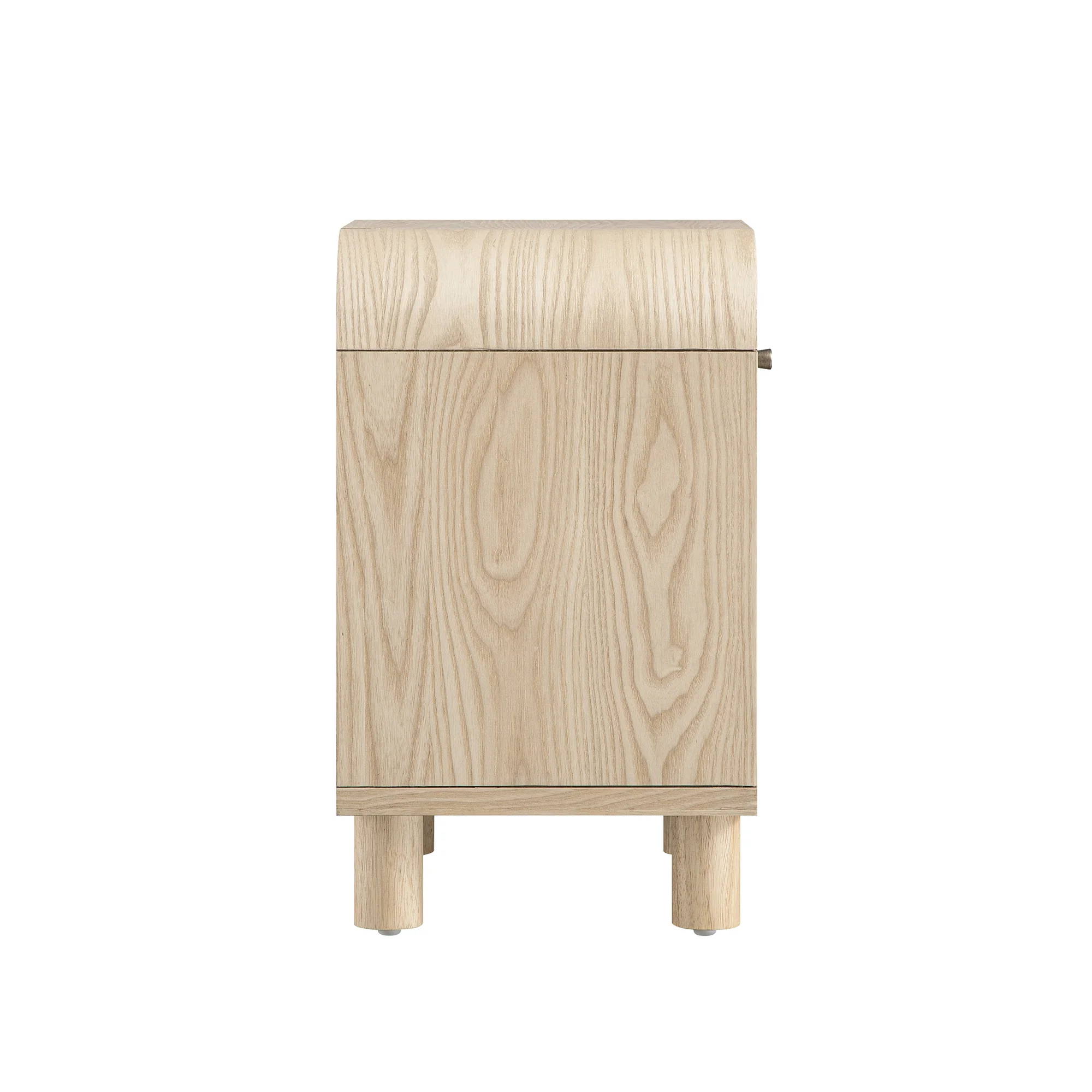 Maude 1 Drawer Bedside Table, Natural Ash - Image 10