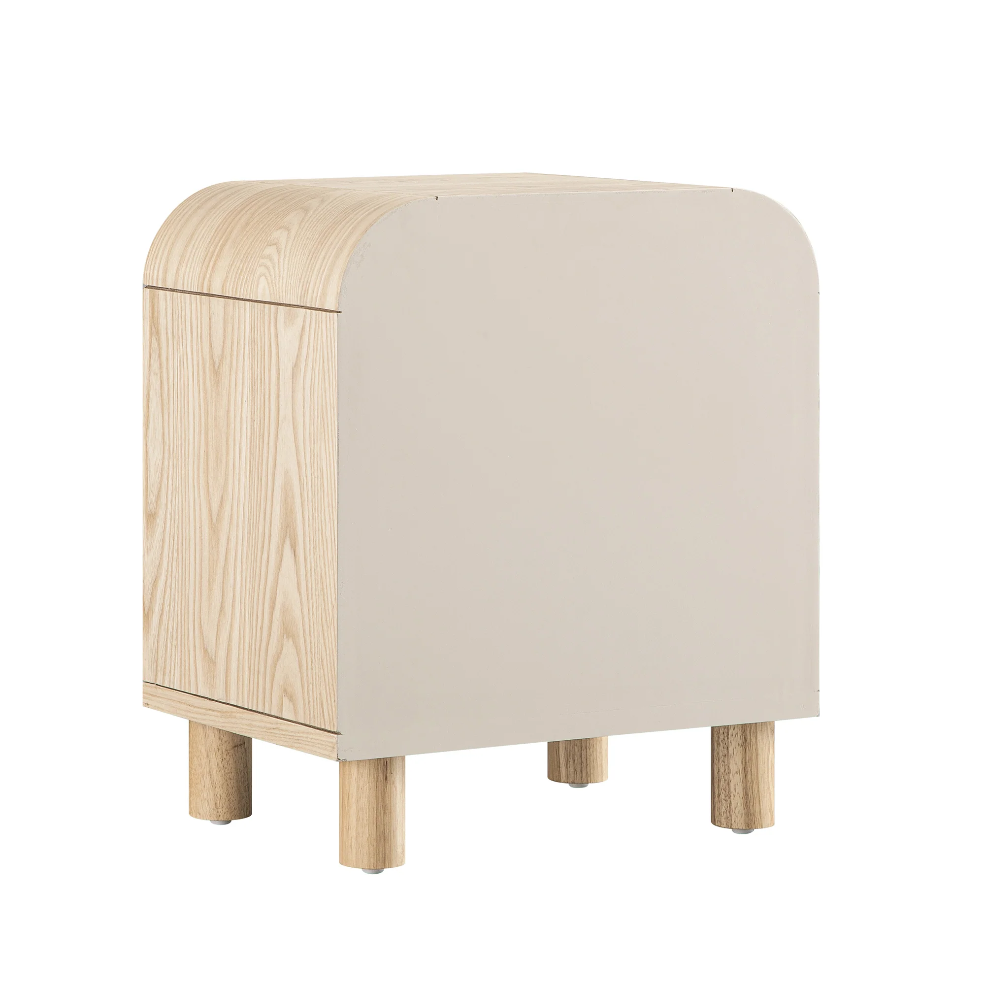 Maude 2 Drawer Bedside Table, Natural Ash - Image 11