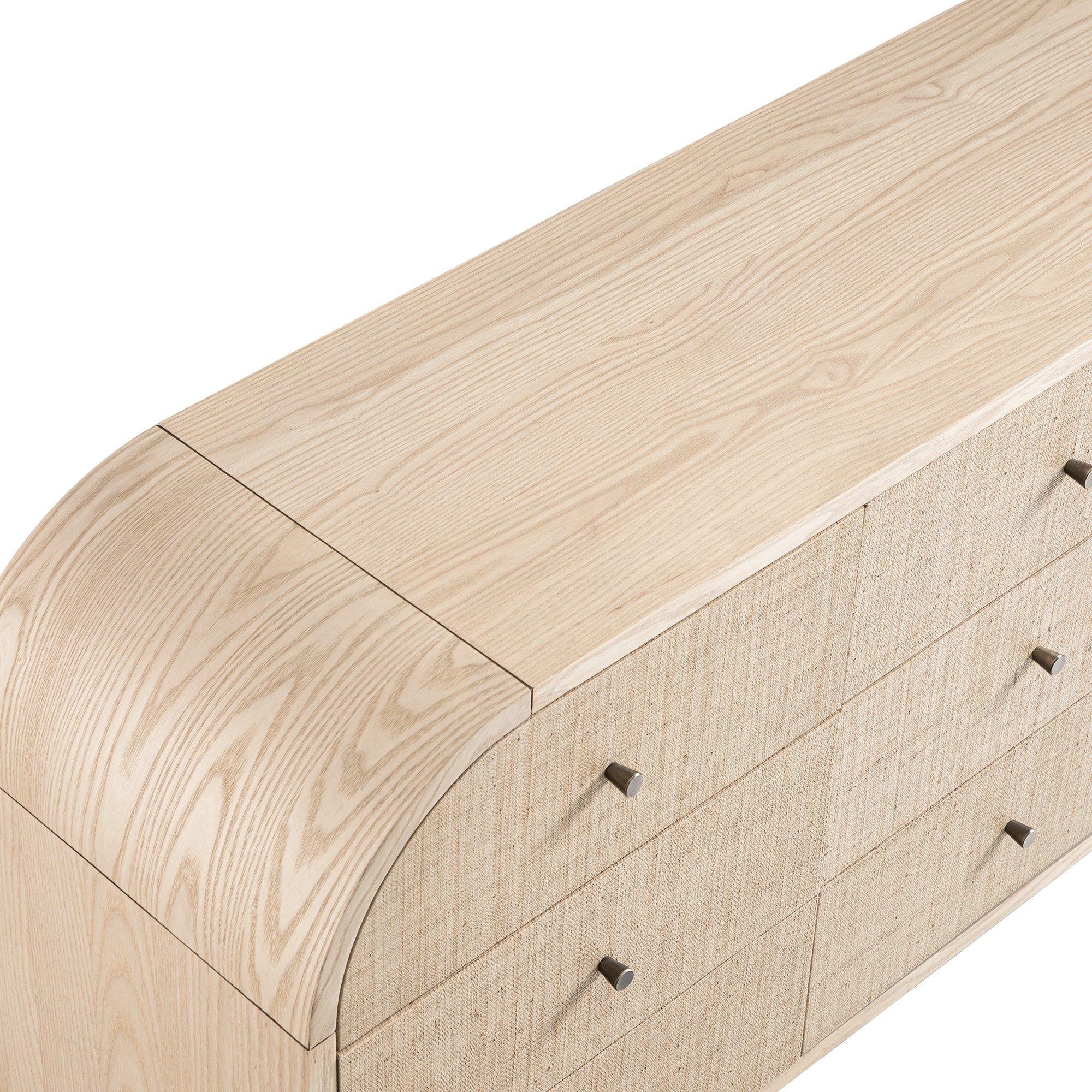 Maude 9 Drawer Chest, Natural Ash with Raffia - Image 14