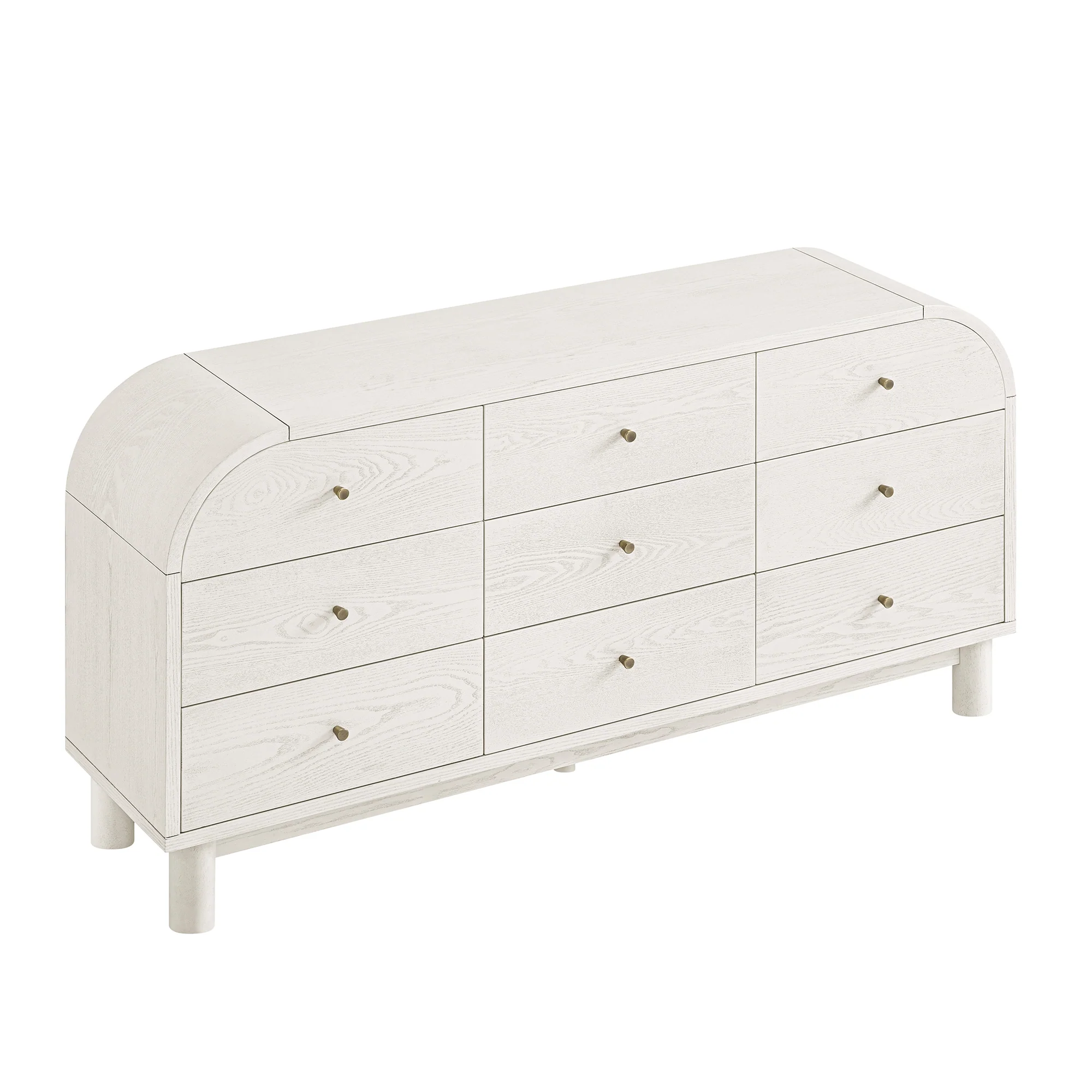 Maude 9 Drawer Chest, Washed White Ash - Image 11